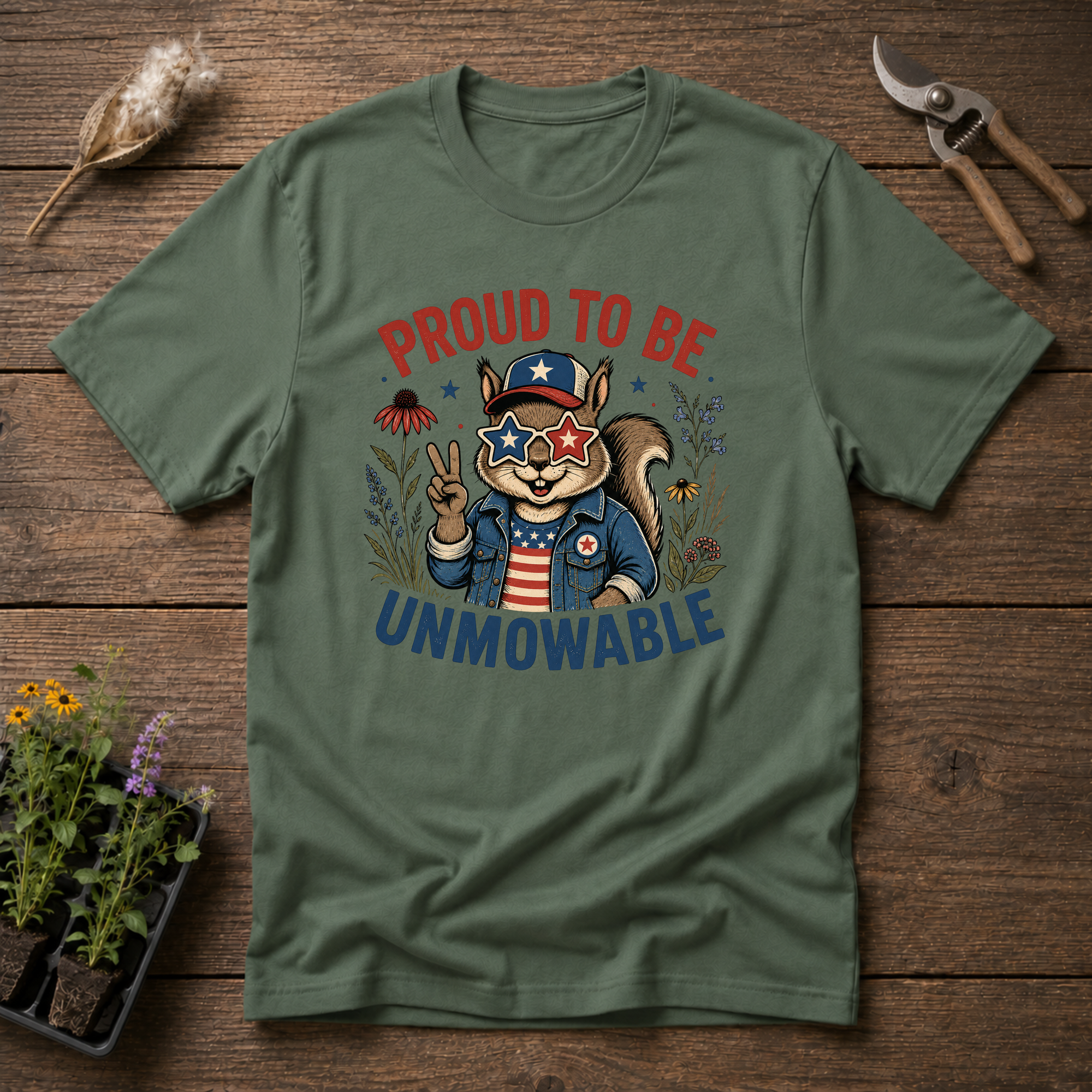 Proudly Unmowable T-Shirt