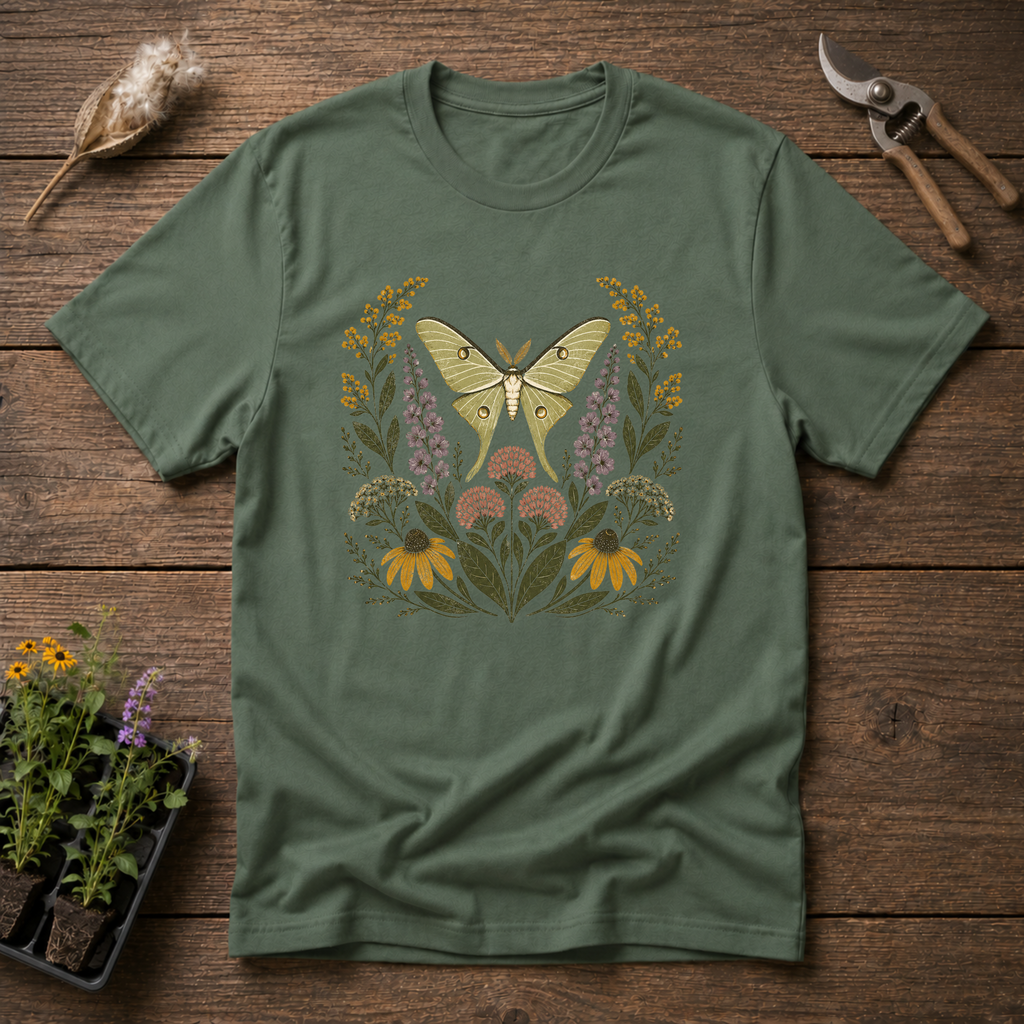 Floral Moth T-Shirt
