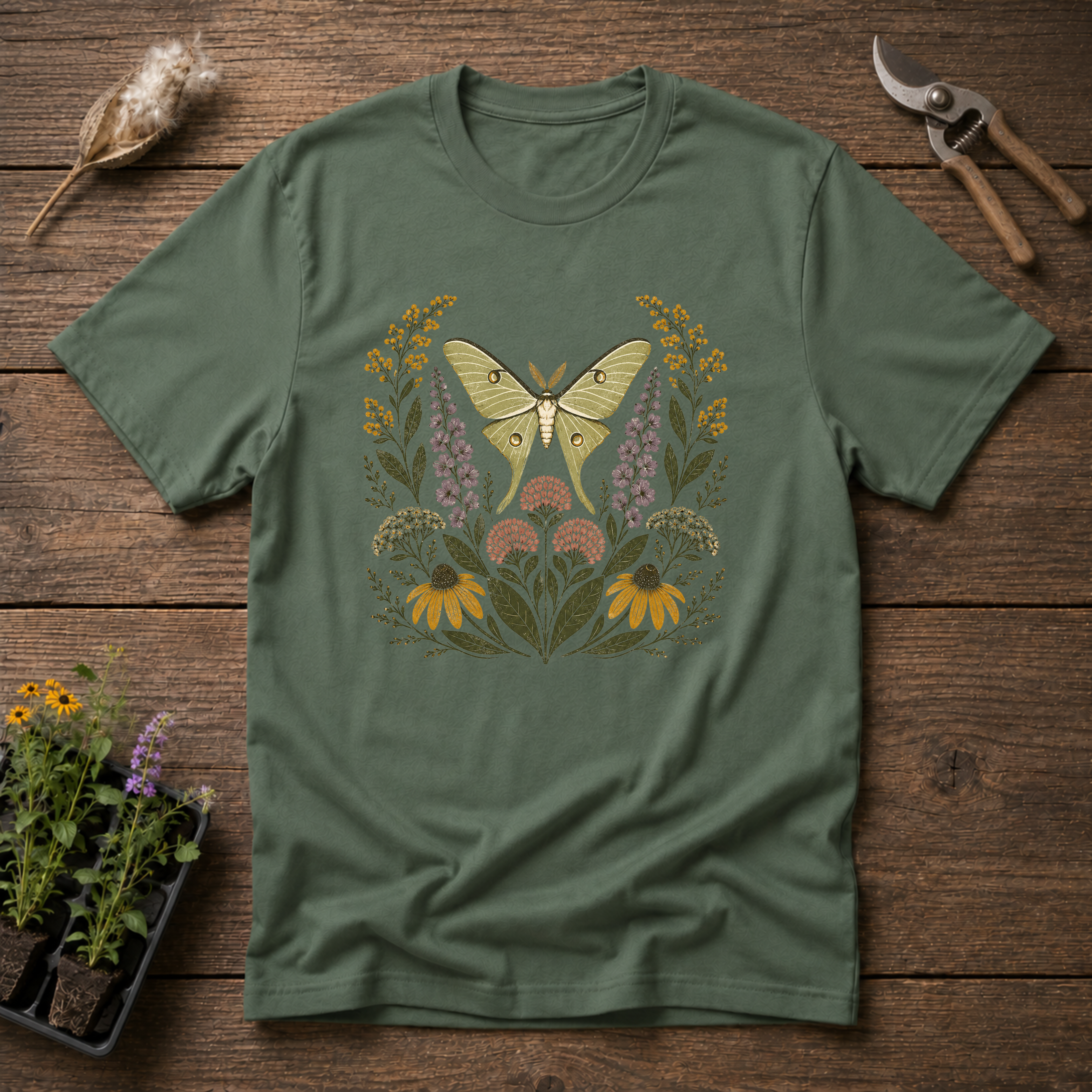 Floral Moth T-Shirt