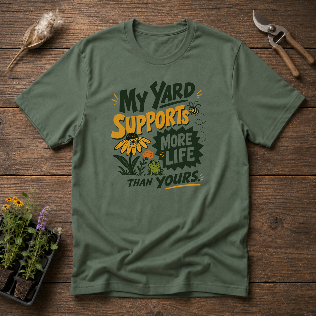 My Yard Supports More Life Than Yours T-Shirt
