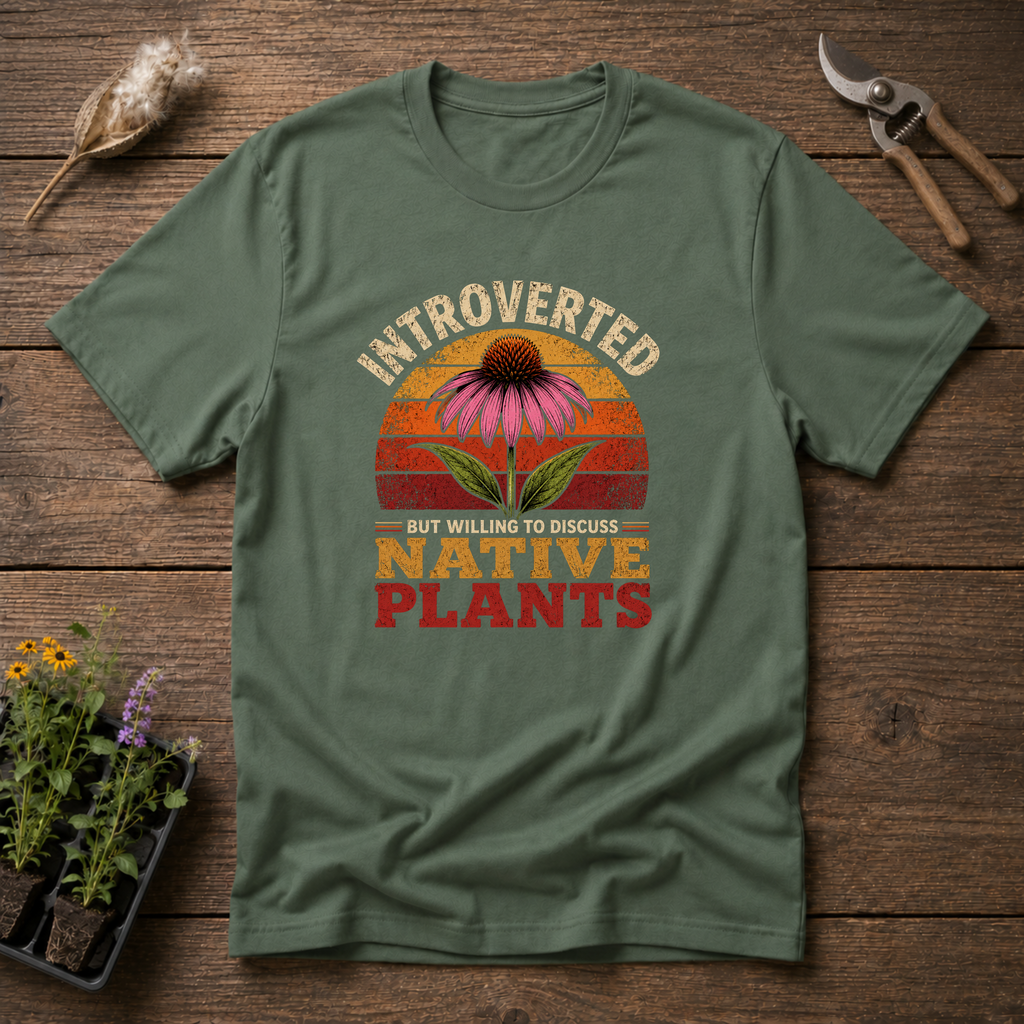 Introverted But Willing To Discuss Native Plants T-Shirt