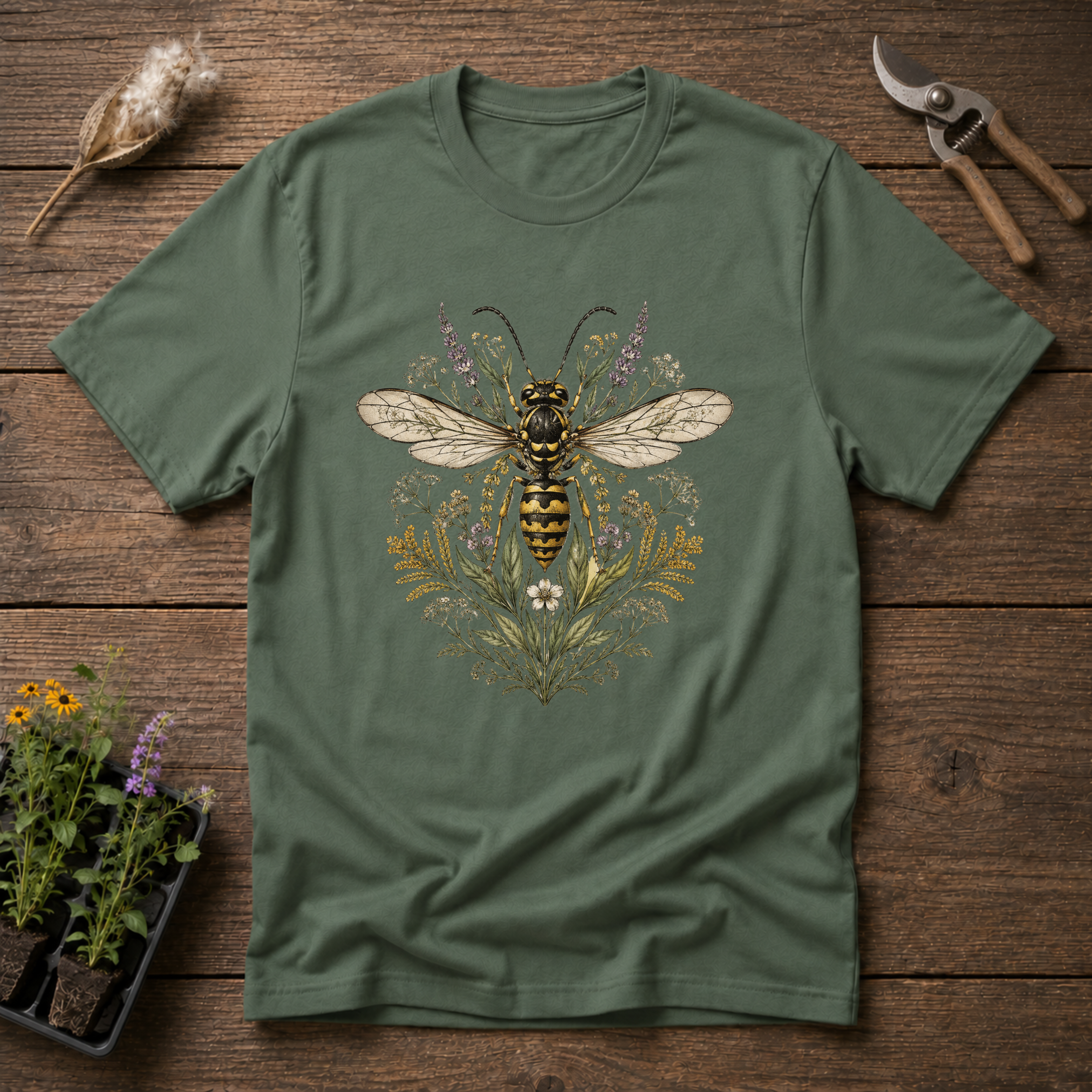 Botanical Wasp T-Shirt