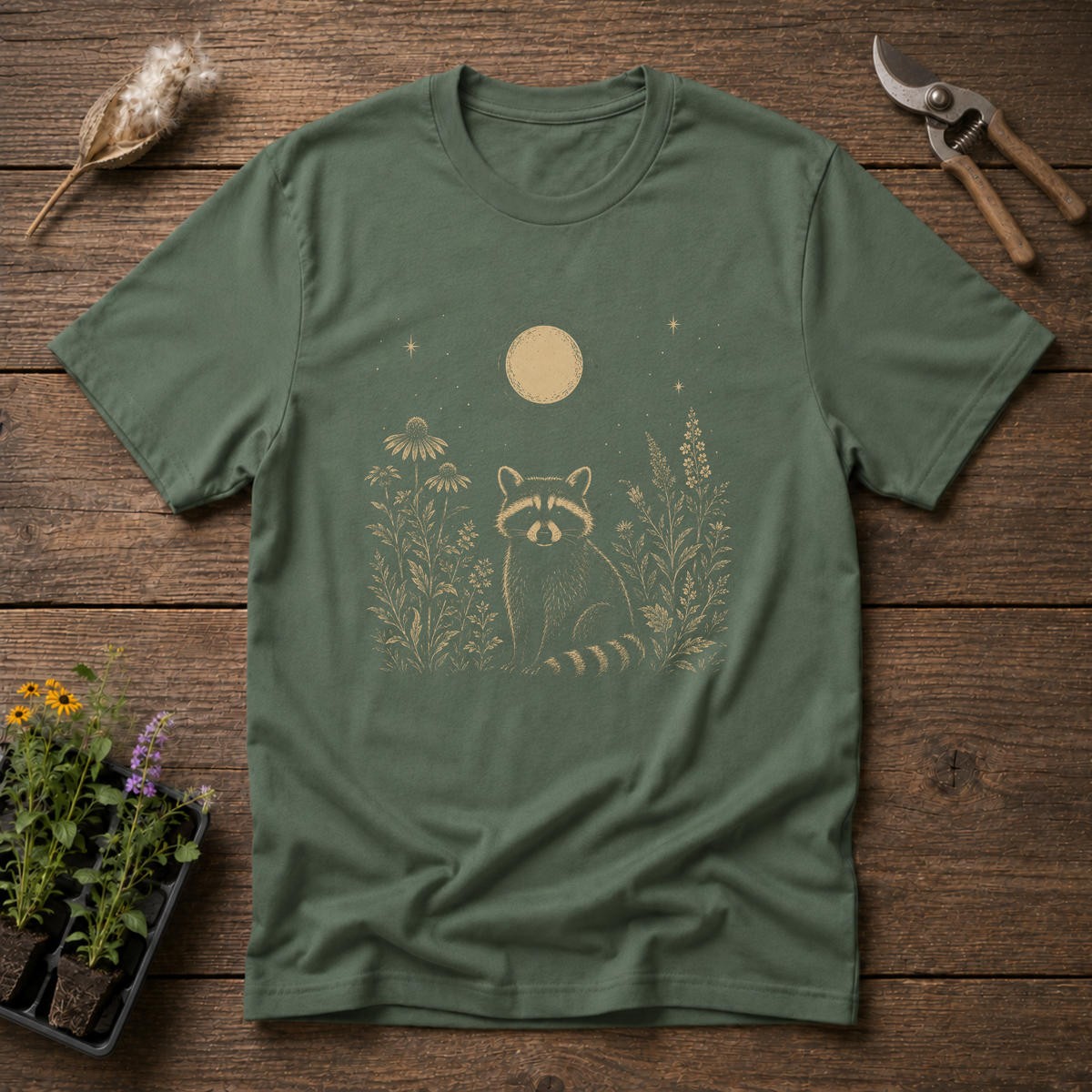 Moonlit Raccoon T-Shirt