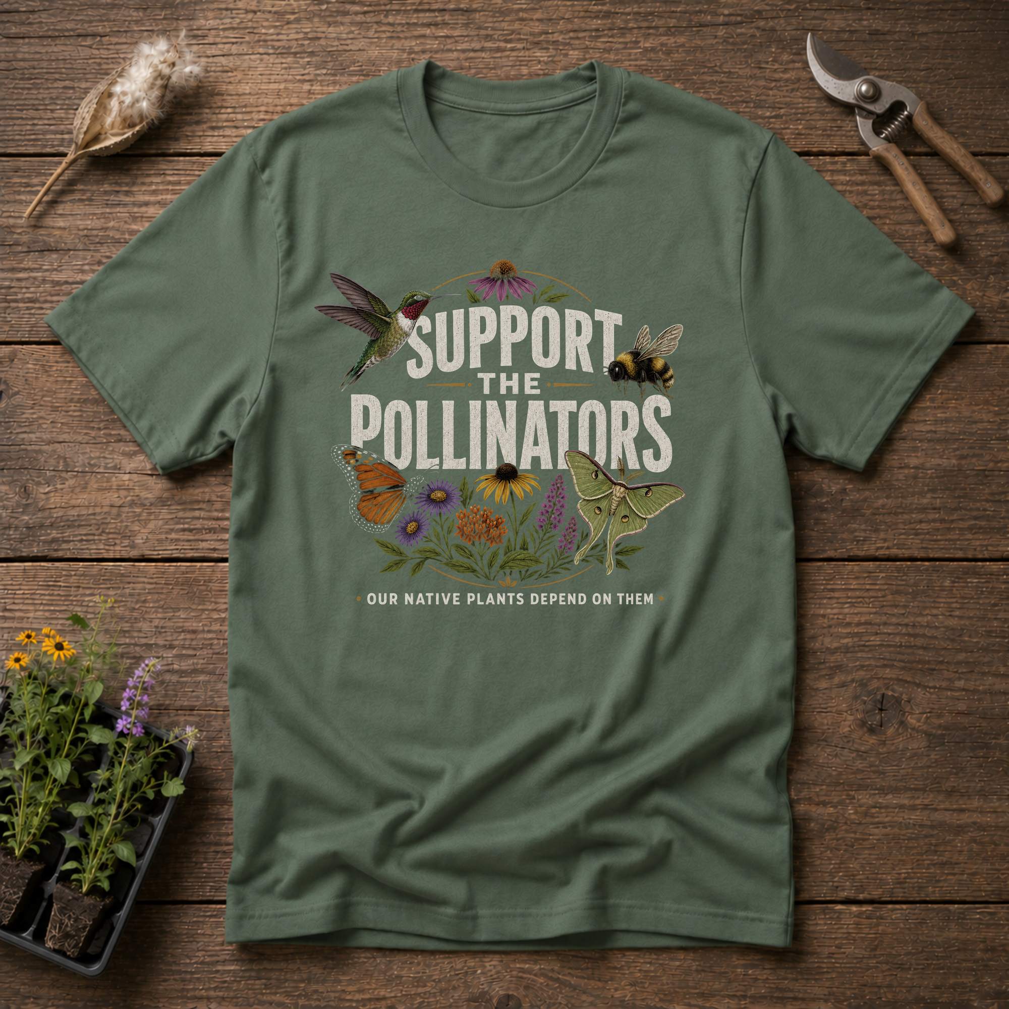 Support The Pollinators T-Shirt
