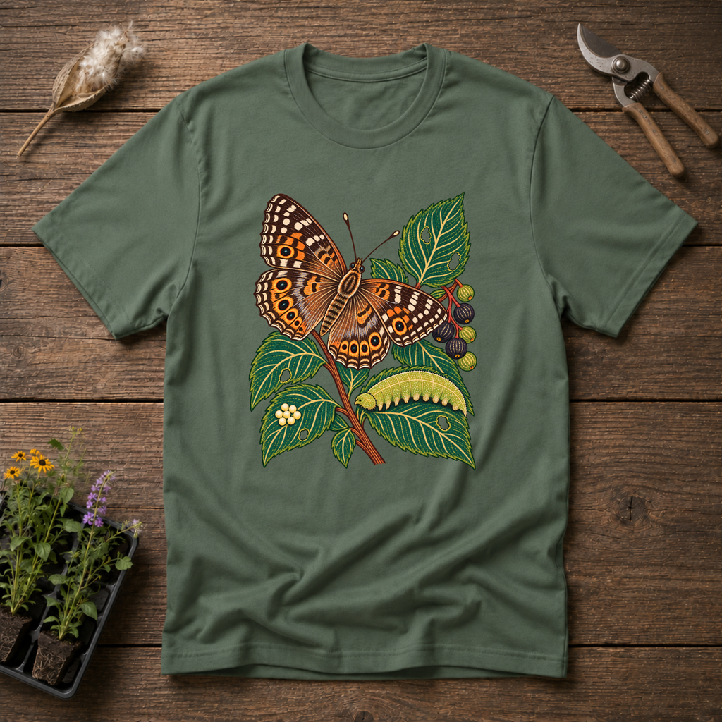 Hackberry Emperor T-Shirt in Military Green