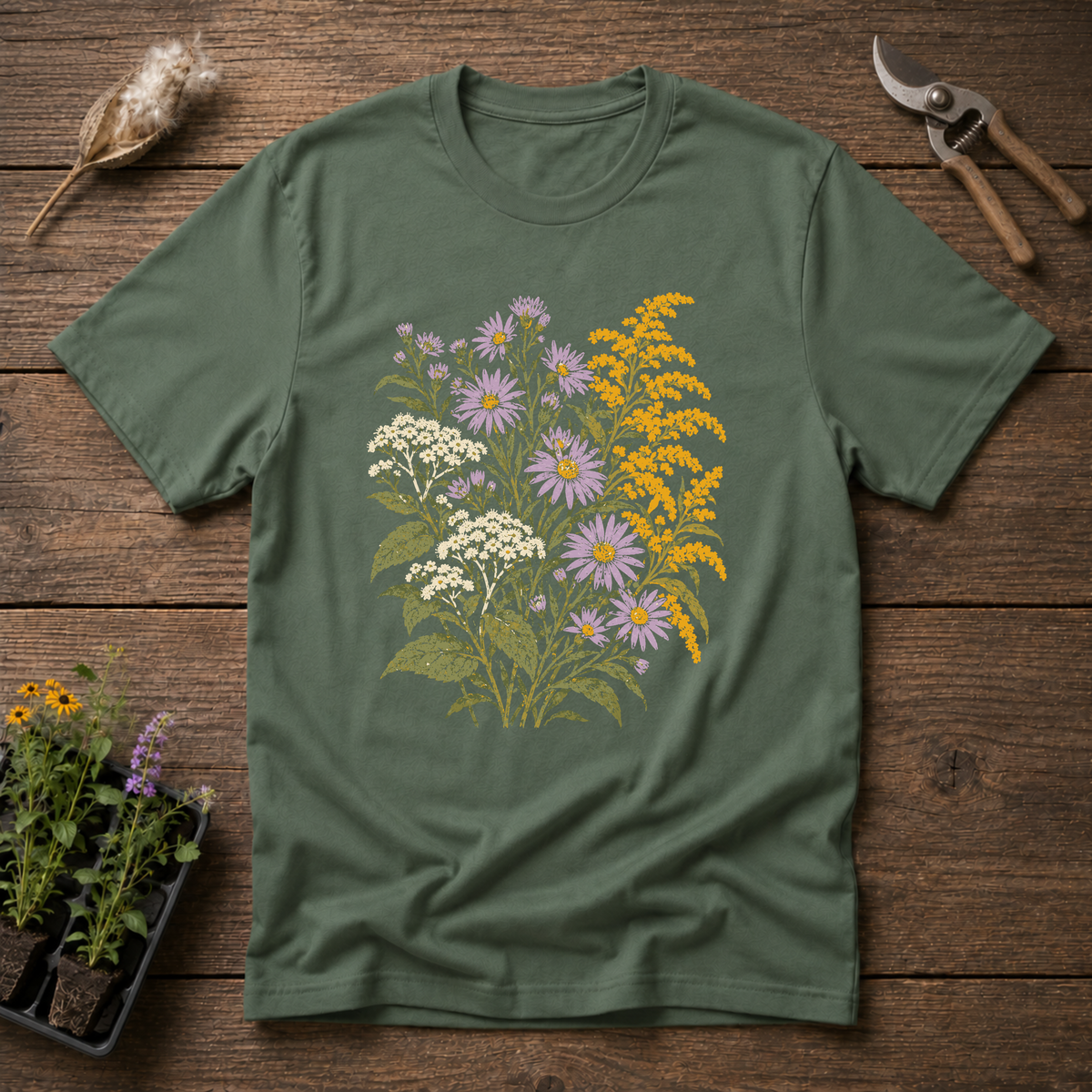 Golden Aster Meadow T-Shirt