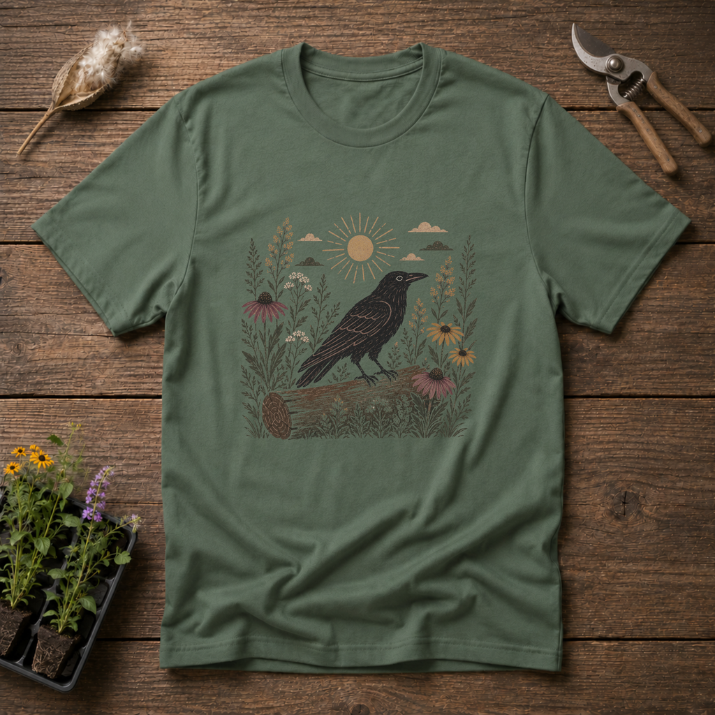 Rustic Crow Meadow T-Shirt