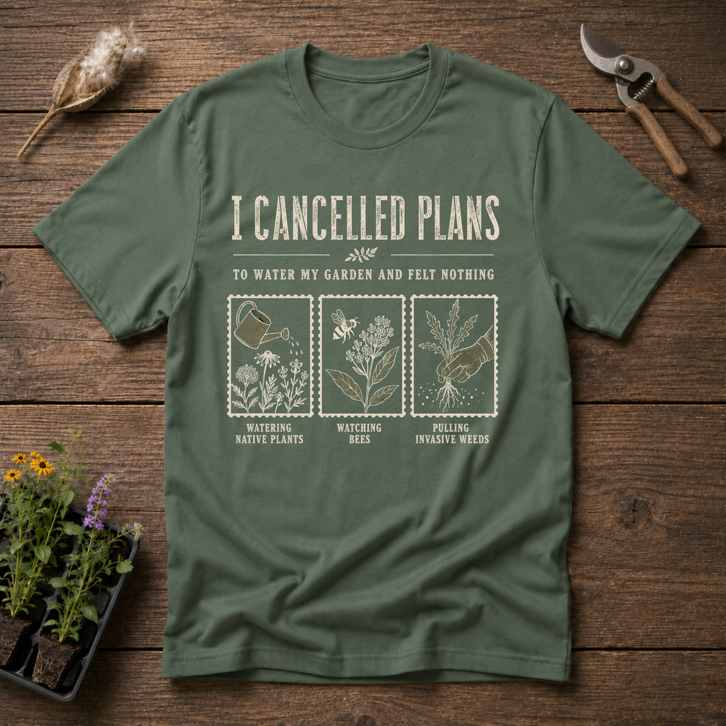 I Cancelled Plans T-Shirt