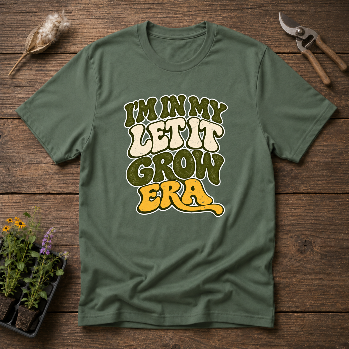 My Grow Era T-Shirt in Military Green