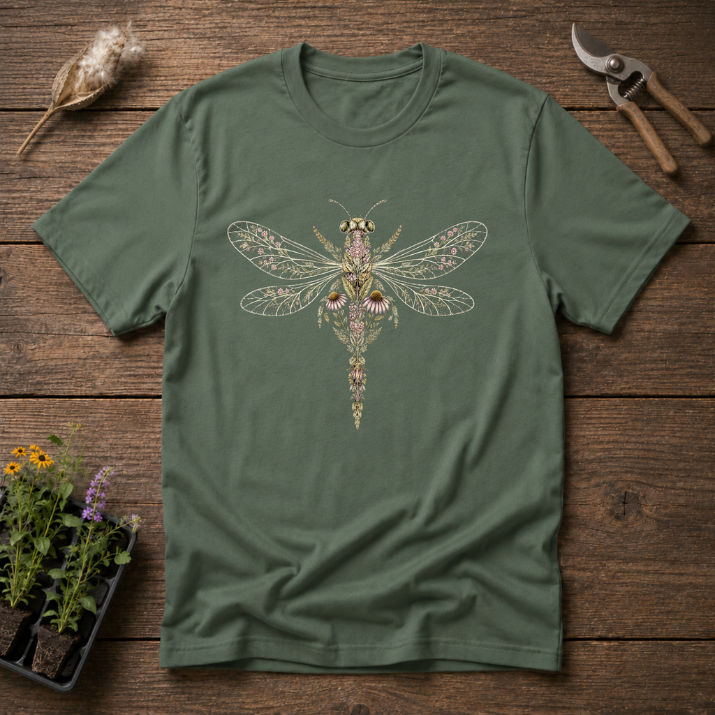 Botanical Dragonfly T-Shirt
