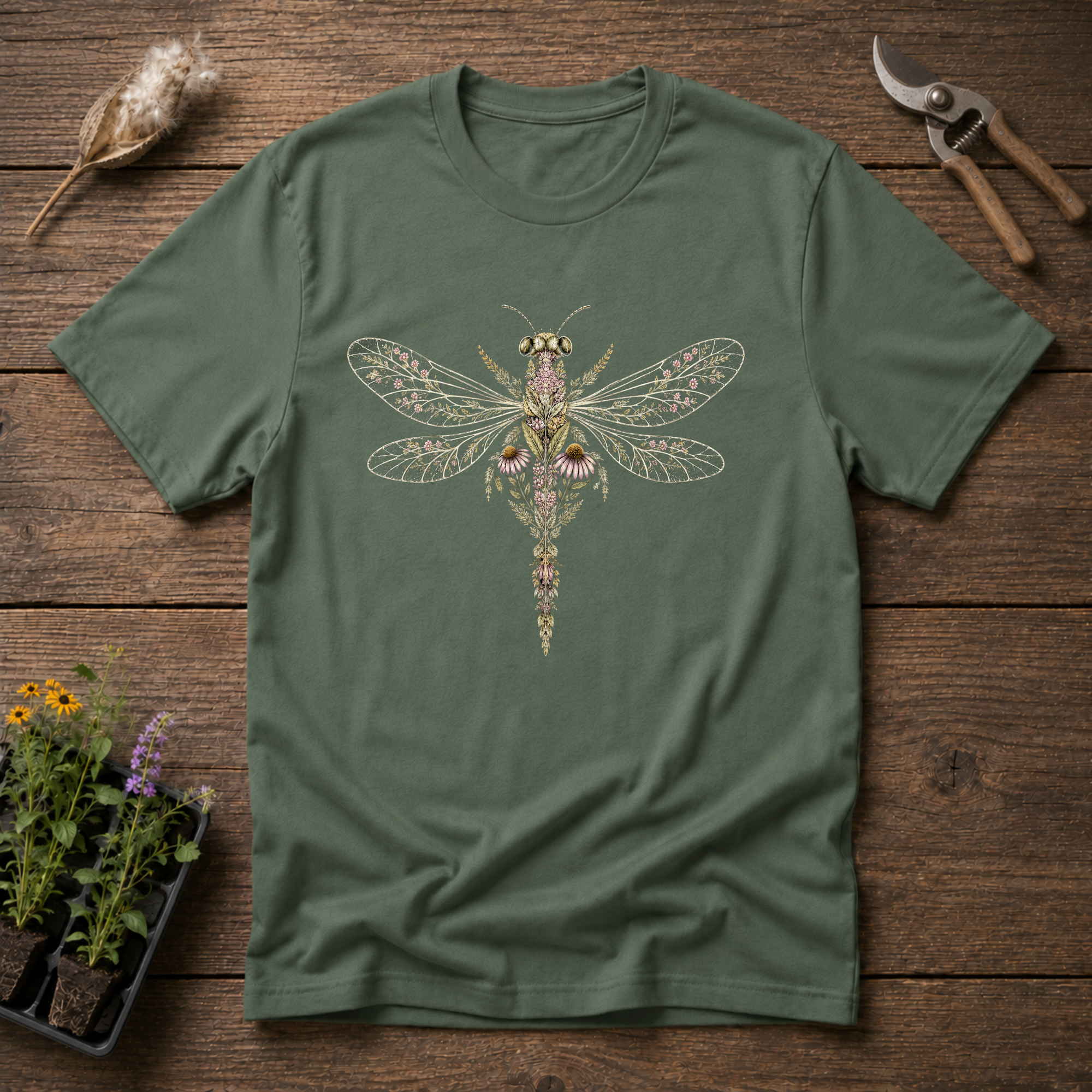 Botanical Dragonfly T-Shirt