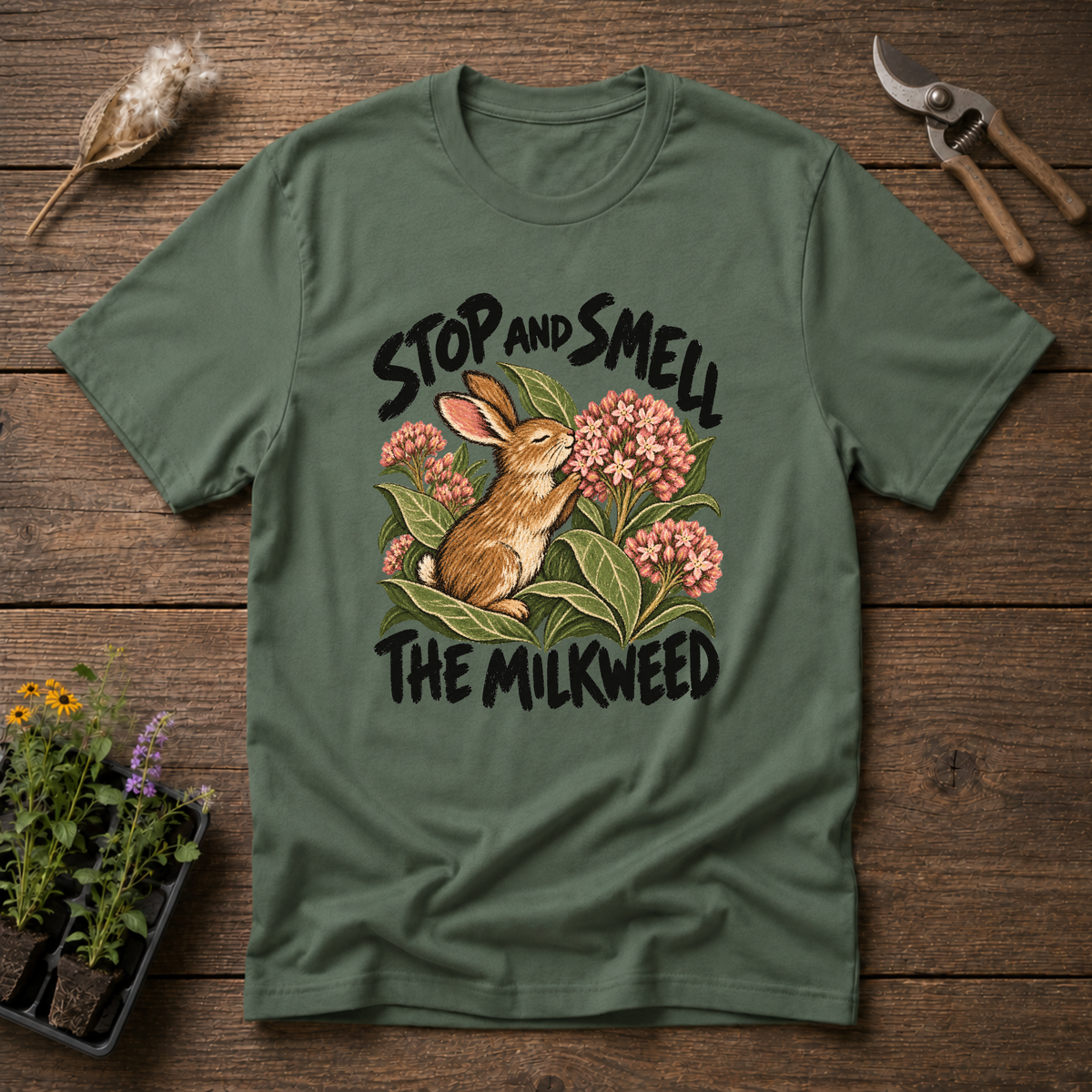Smell The Milkweed T-Shirt
