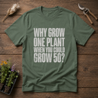 Grow 50 Plants T-Shirt in Military Green