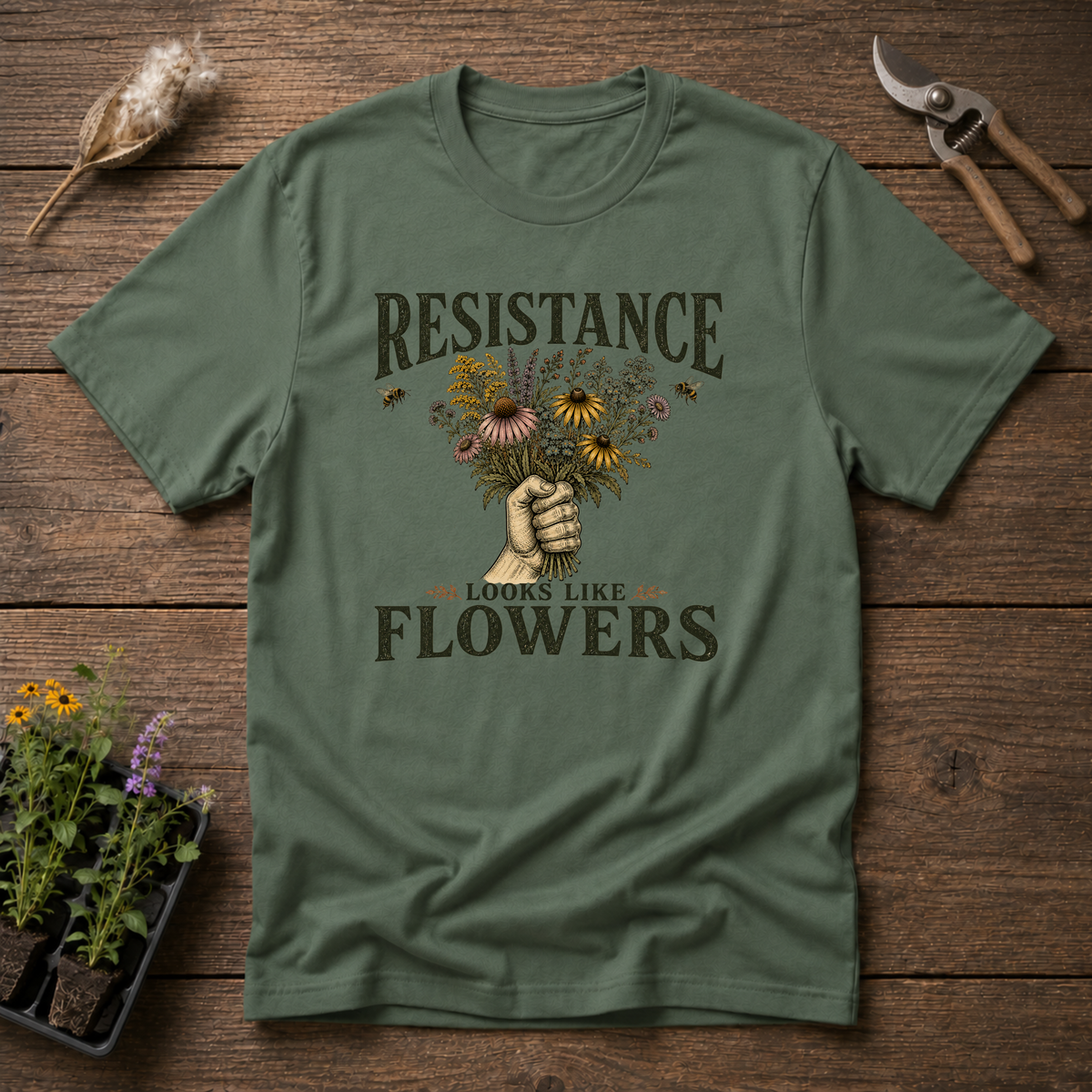 Floral Resistance T-Shirt