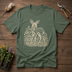 Fawn Among Asters T-Shirt