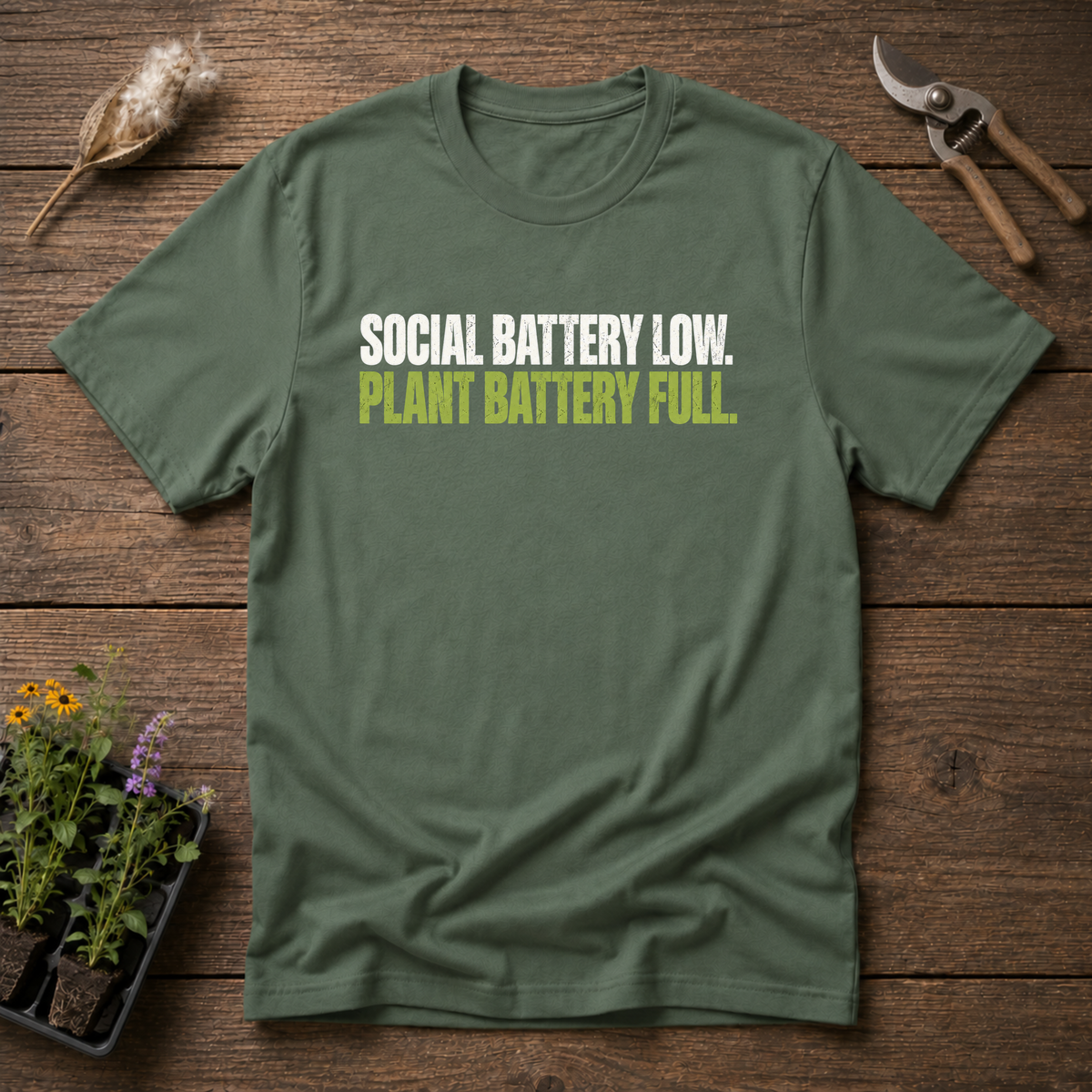 Plant Battery Full T-Shirt