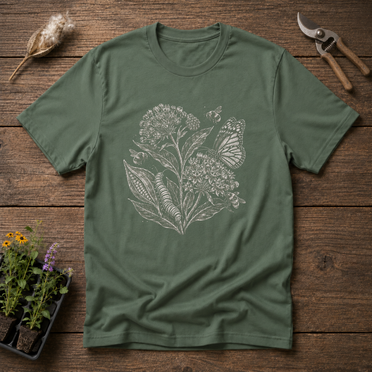 Milkweed Ecosystem T-Shirt