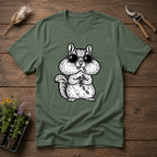 Cheeky Seed Bandit T-Shirt in Military Green
