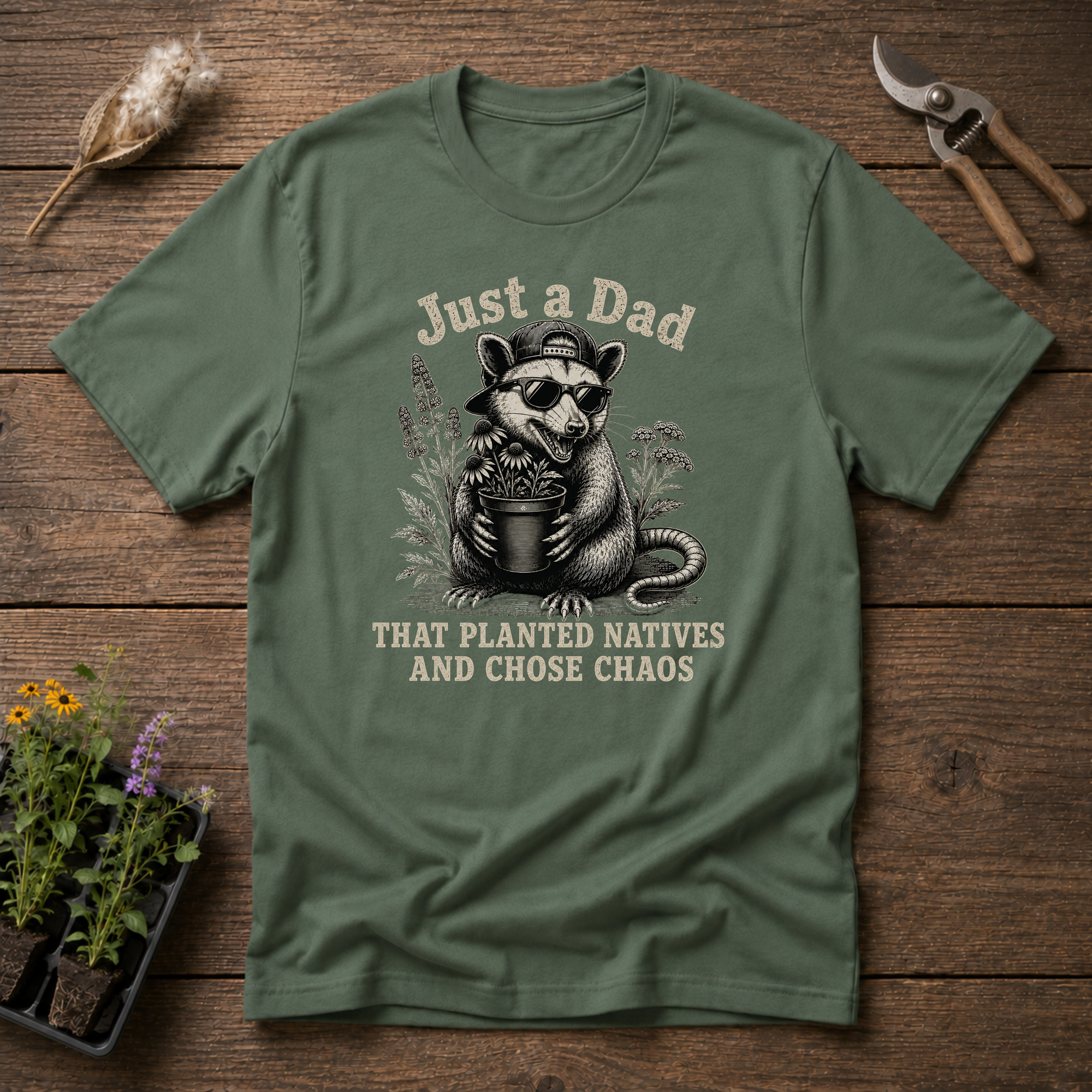 Native Plant Dad T-Shirt