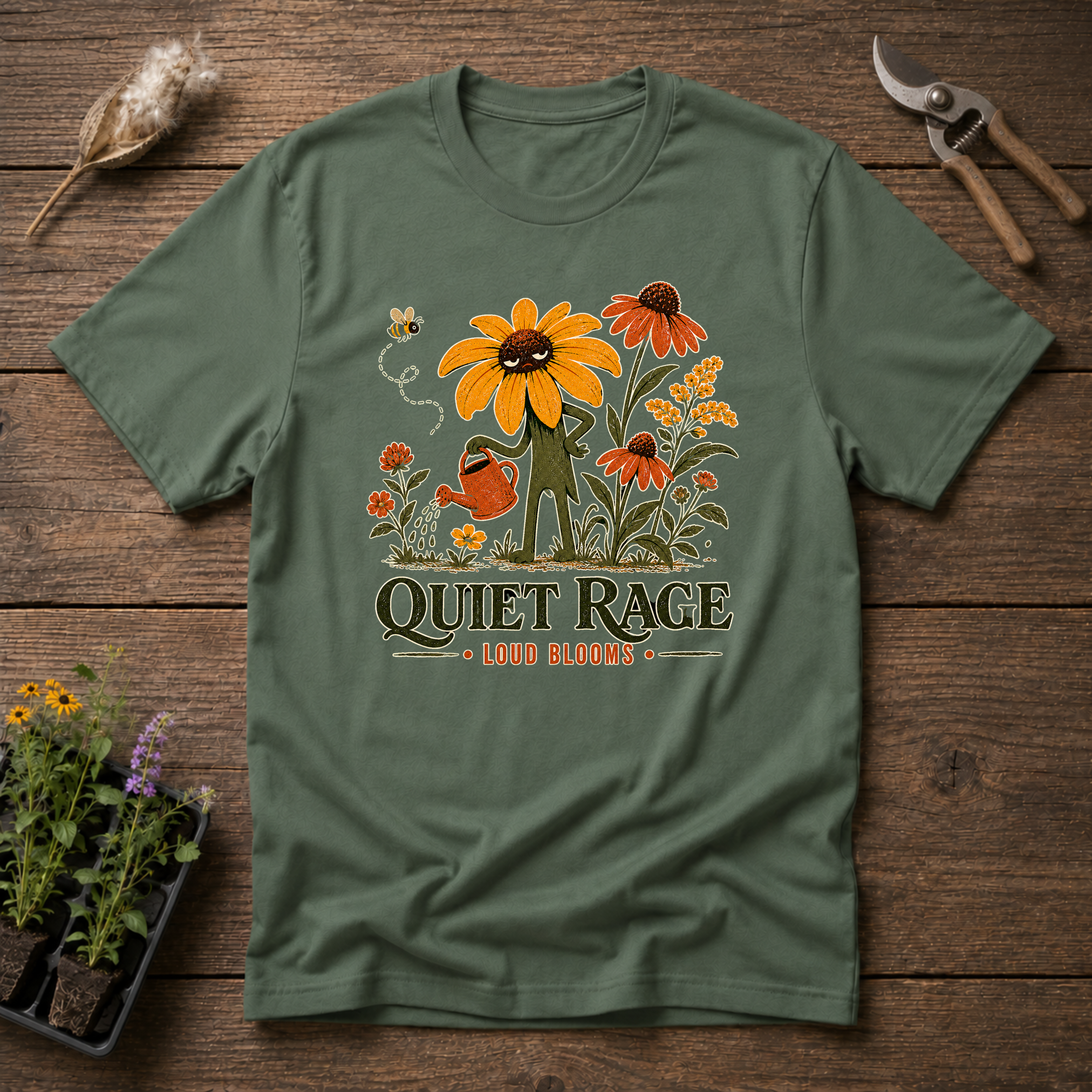 Quite Rage, Loud Blooms T-Shirt