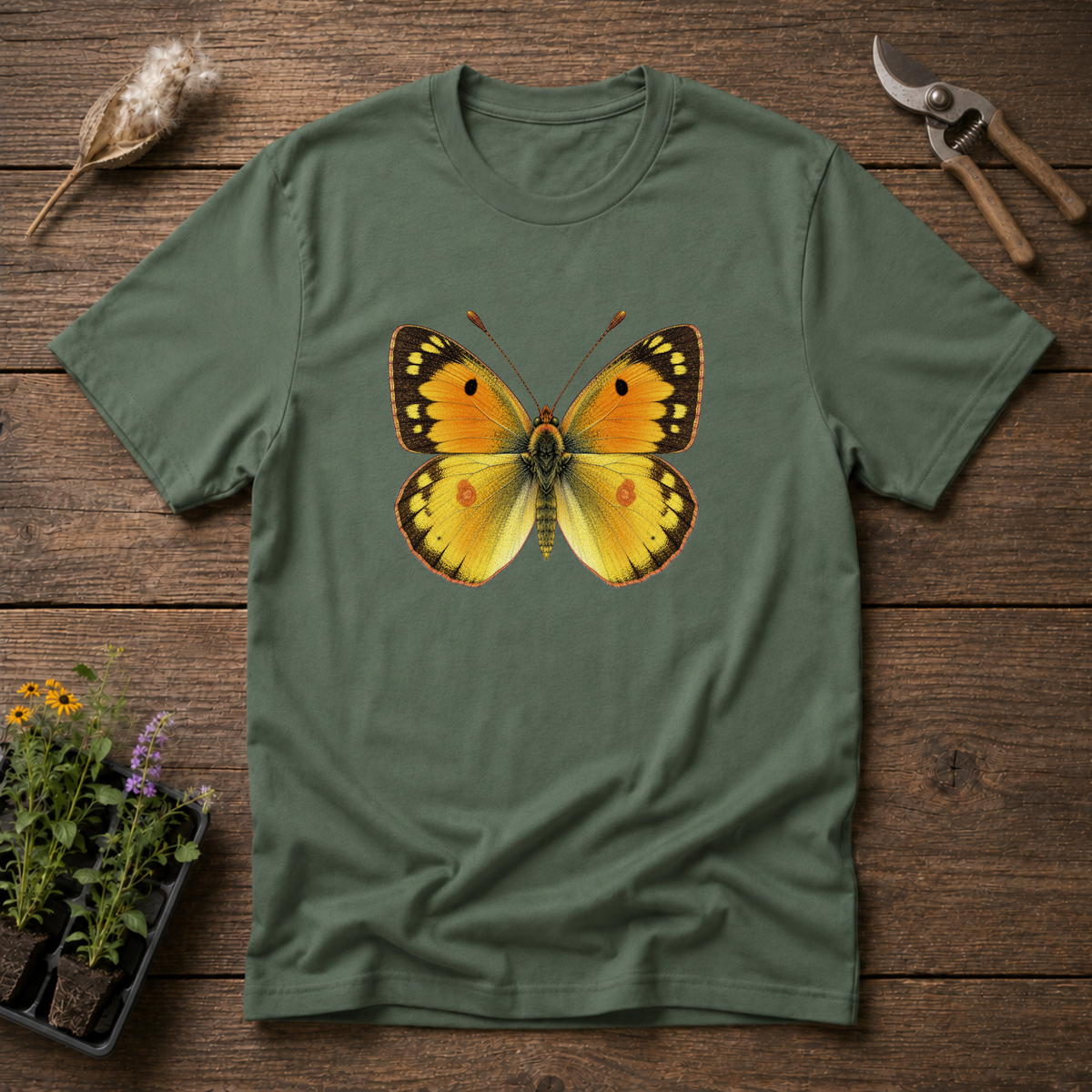 Orange Sulphur Butterfly T-Shirt