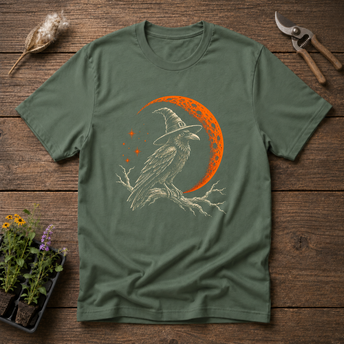 Witch Raven Moon T-Shirt
