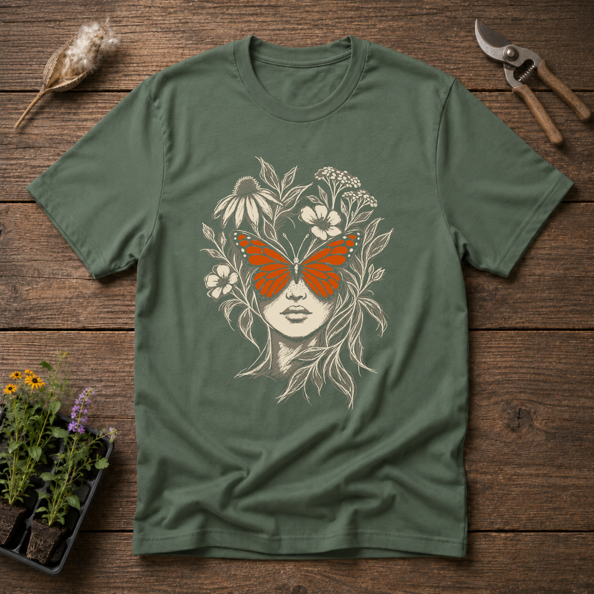 Monarch Garden Muse T-Shirt