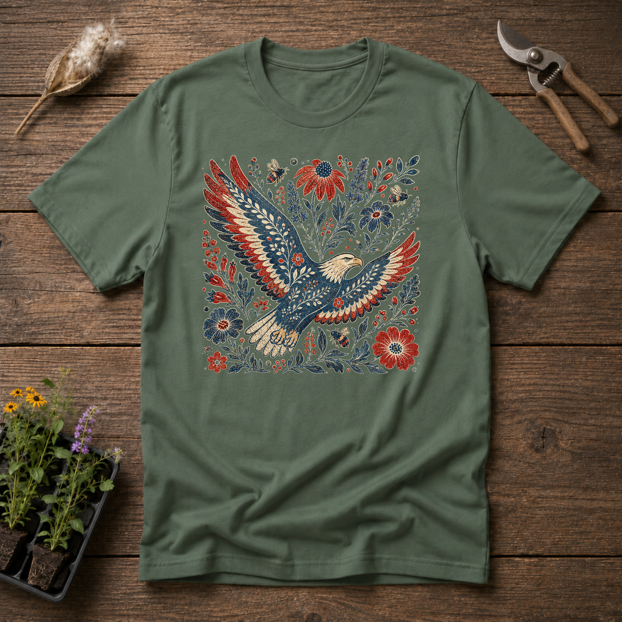 Patriotic Eagle T-Shirt