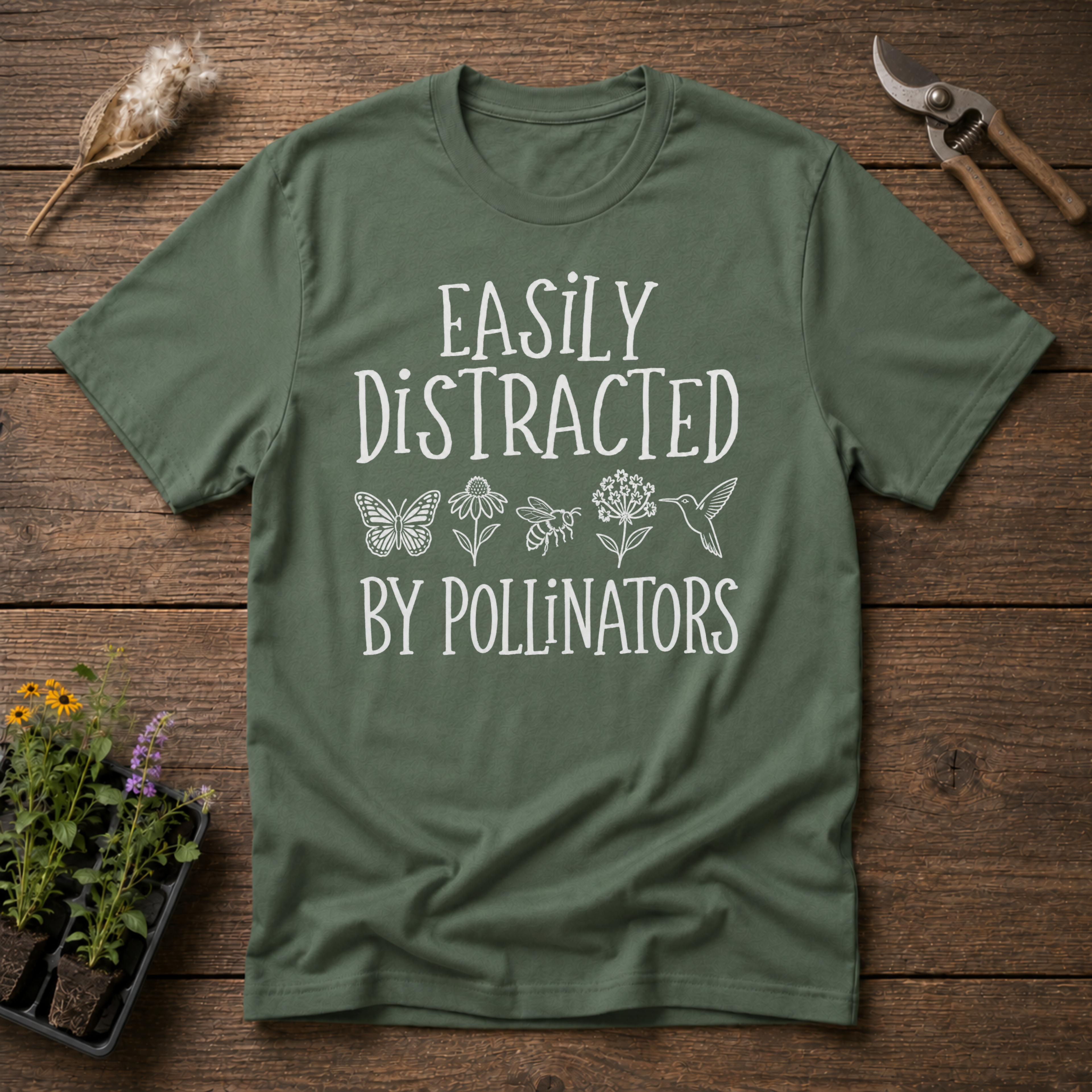 Easily Distracted By Polinators T-Shirt