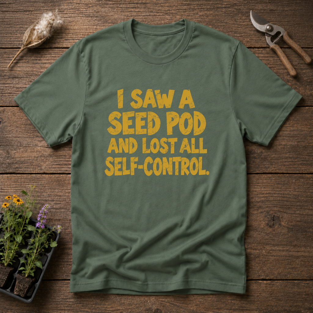 Lost Self-Control T-Shirt in Military Green