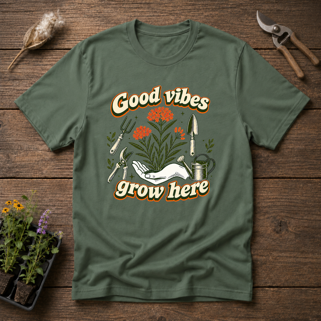 Good Vibes Grow Here T-Shirt