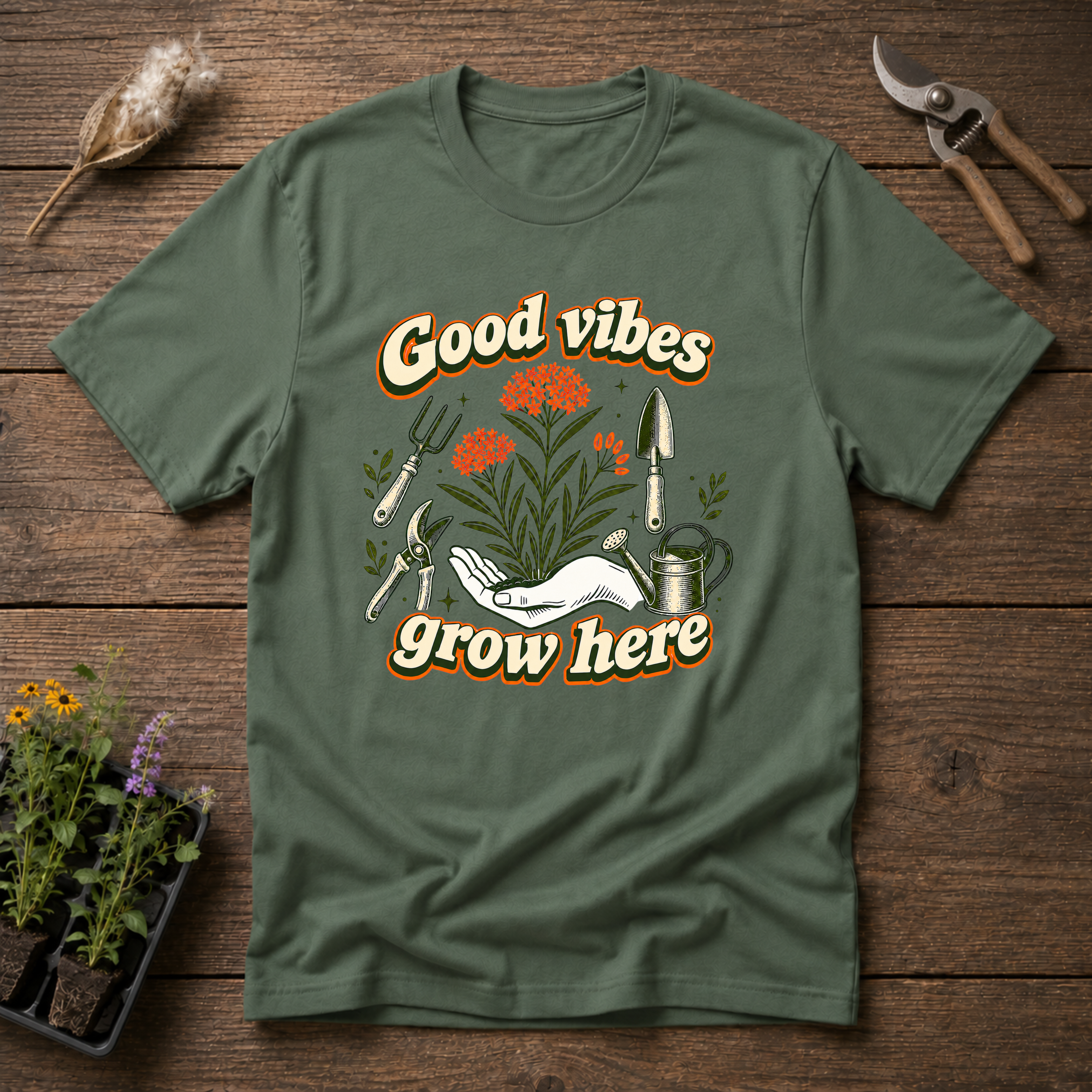 Good Vibes Grow Here T-Shirt
