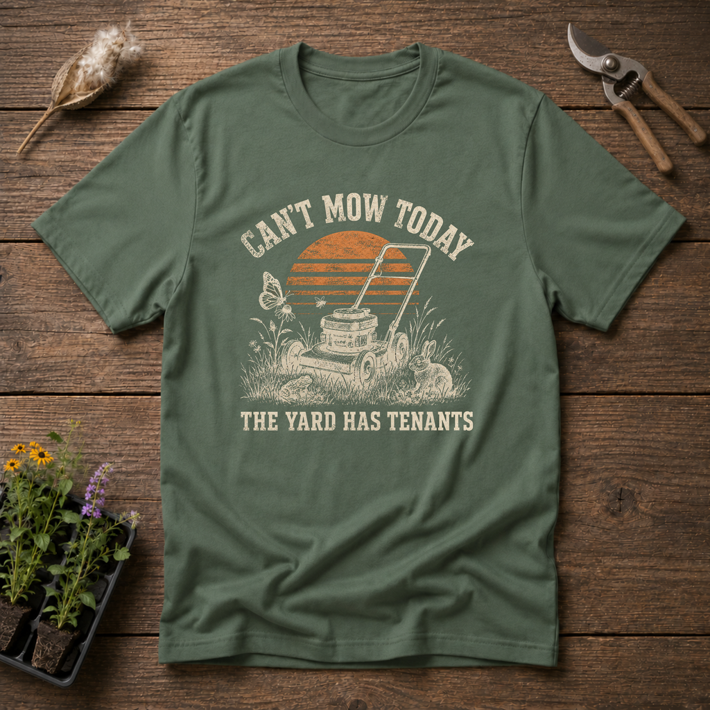 Can't Mow Today T-Shirt