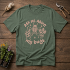 Bug Questions T-Shirt in Military Green