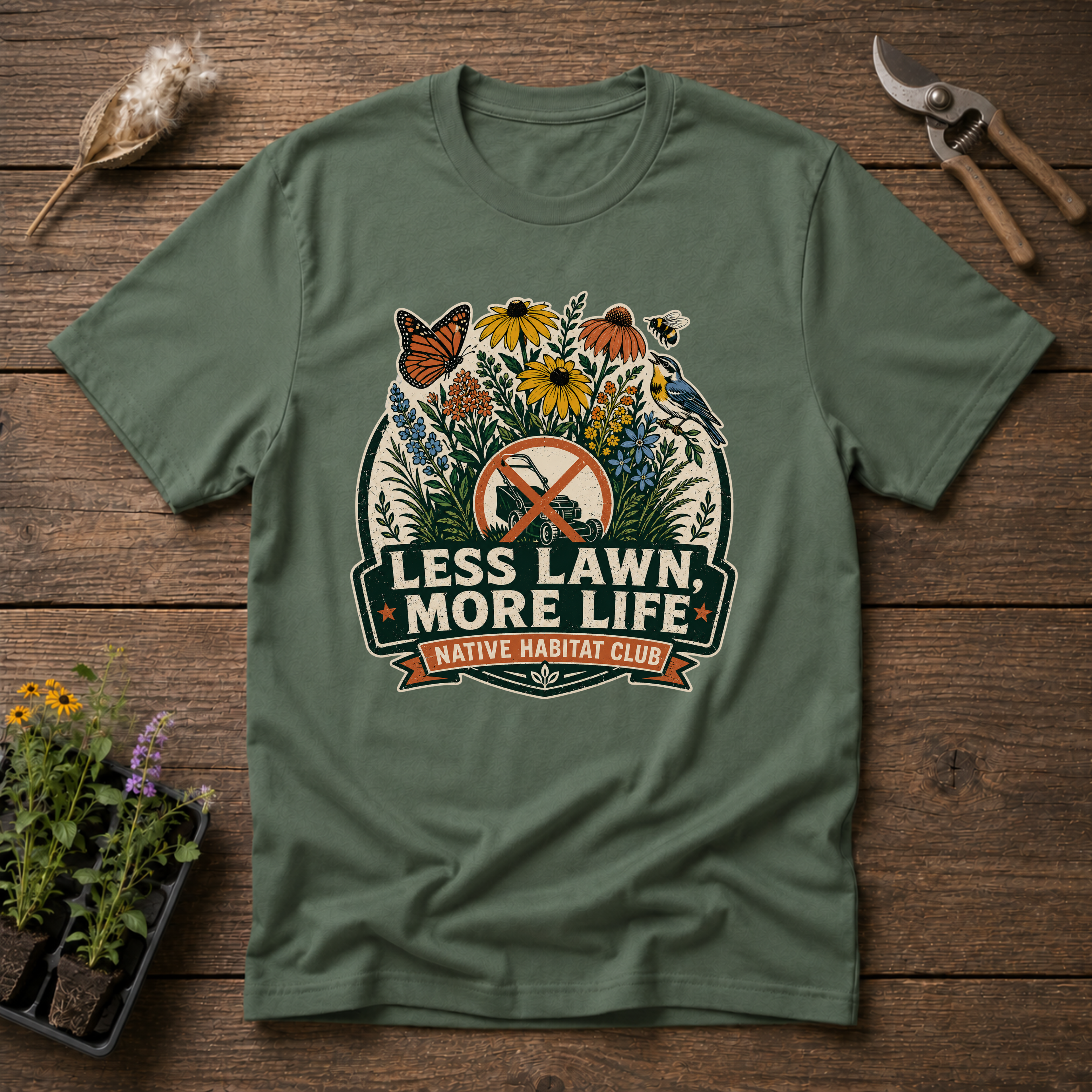 Less Lawn More Life T-Shirt