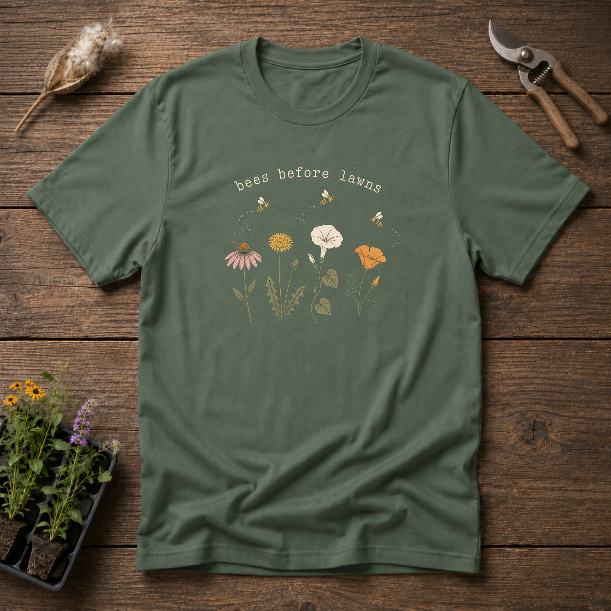 Bees Before Lawns T-Shirt