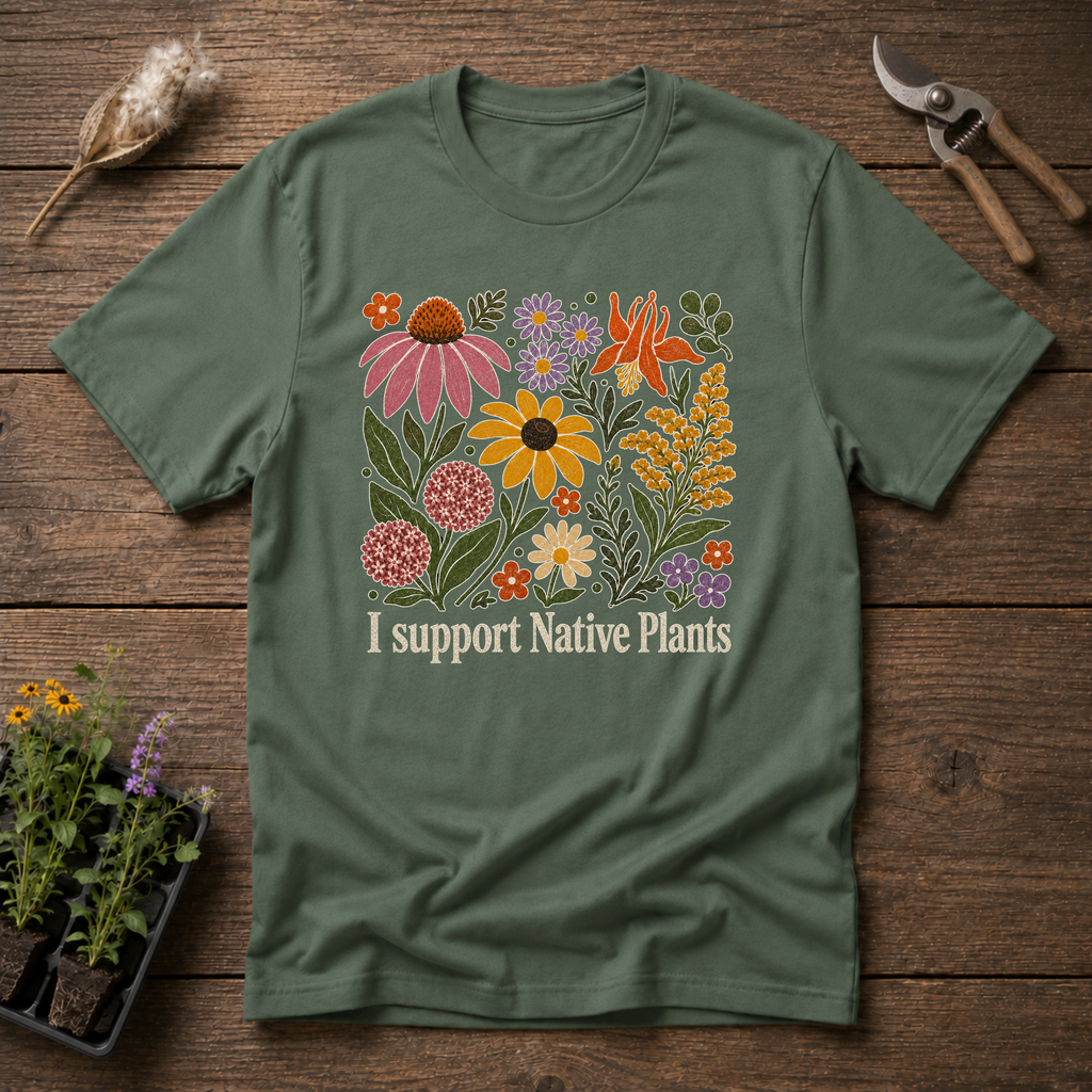 I Support Native Plants T-Shirt