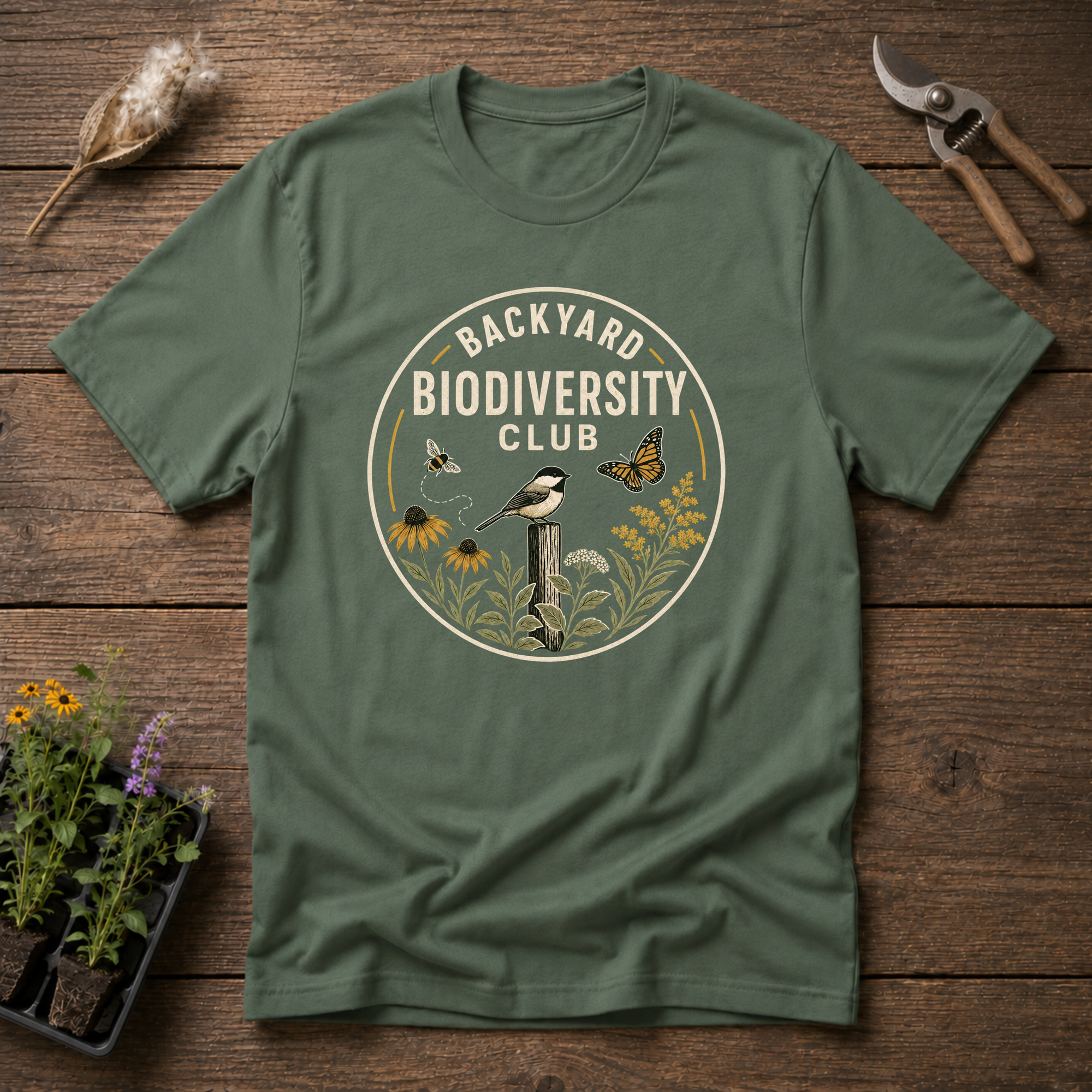 Backyard Biodiversity Club T-Shirt