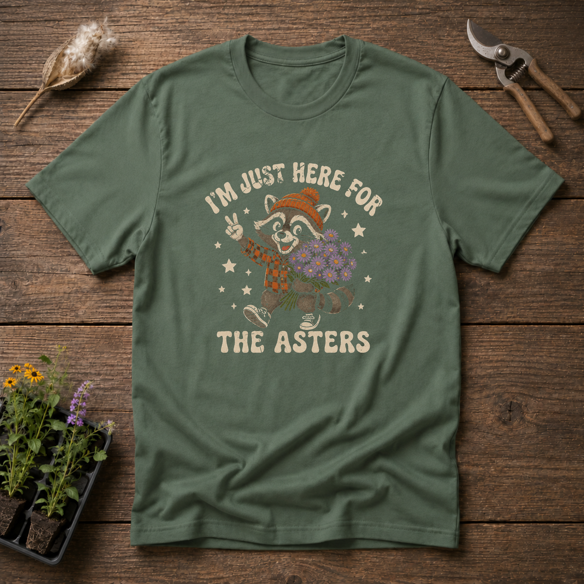 Here For Asters T-Shirt