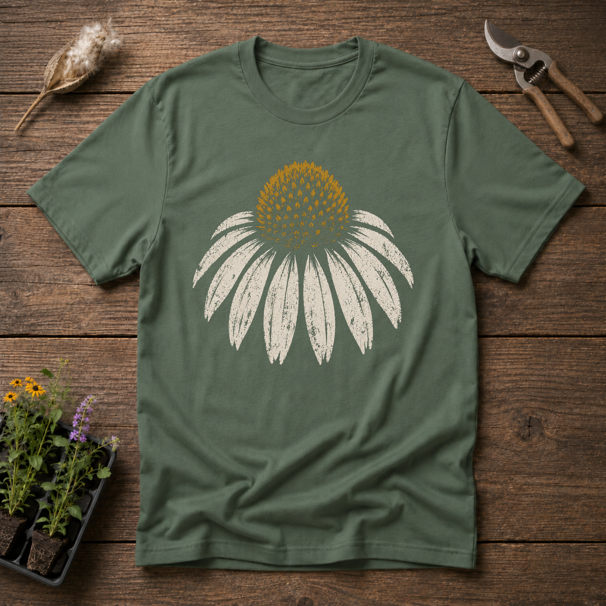 Vintage Coneflower T-Shirt