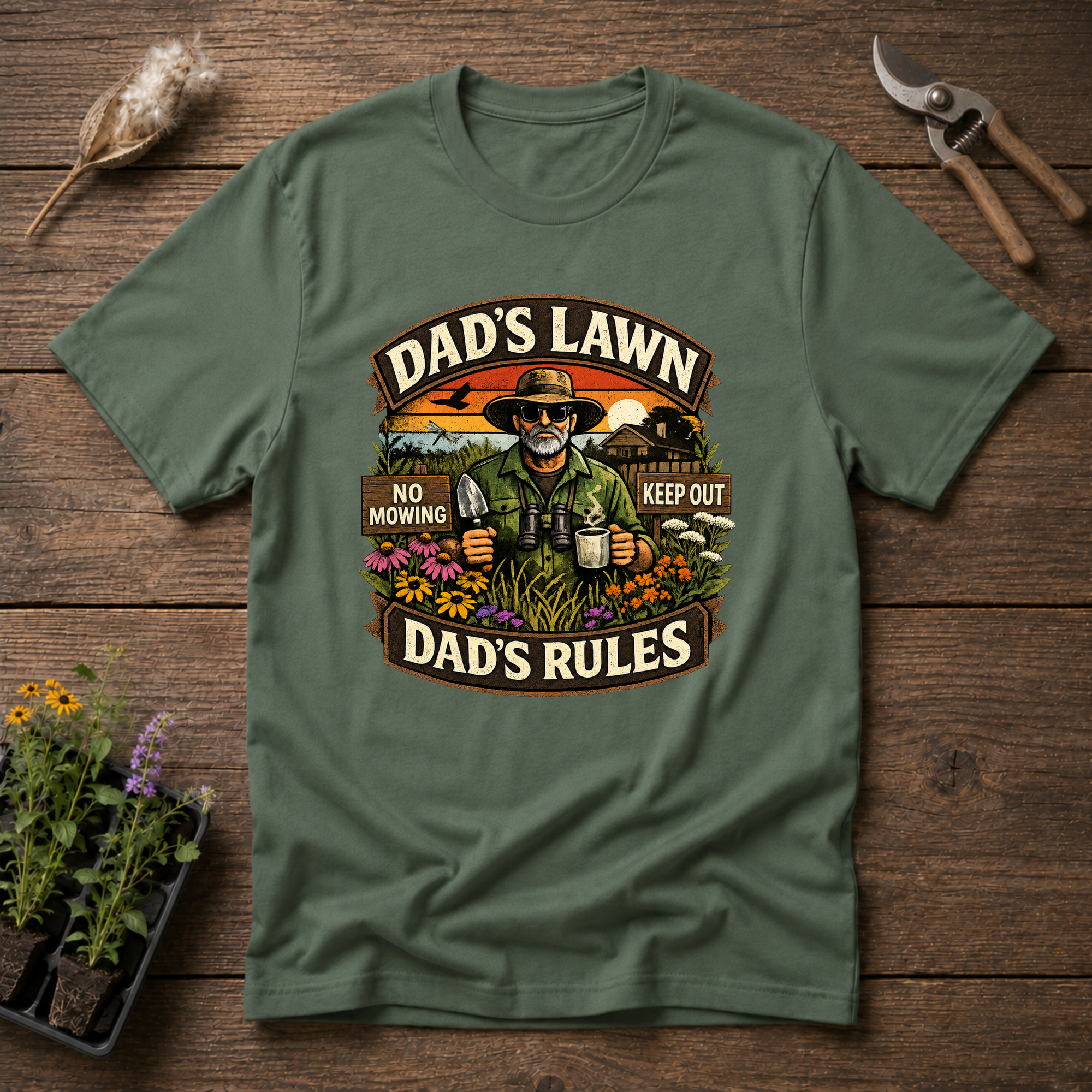 Dad's Yard Rules T-Shirt