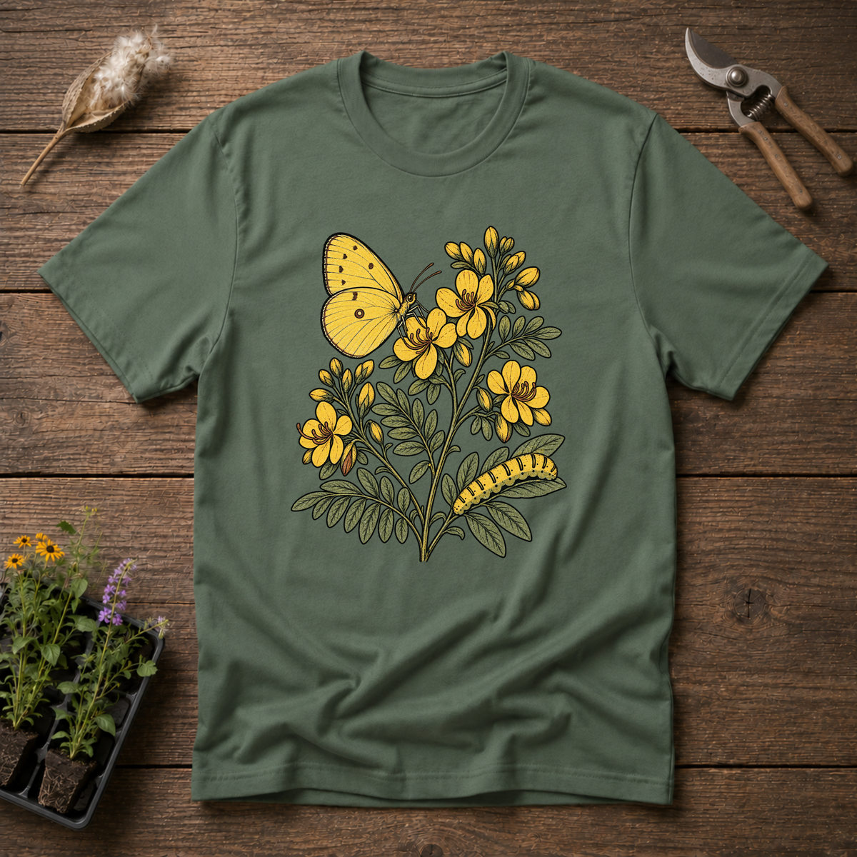 Cloudless Sulphur Butterfly T-Shirt