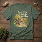 Checking The Caterpillars T-Shirt in Military Green