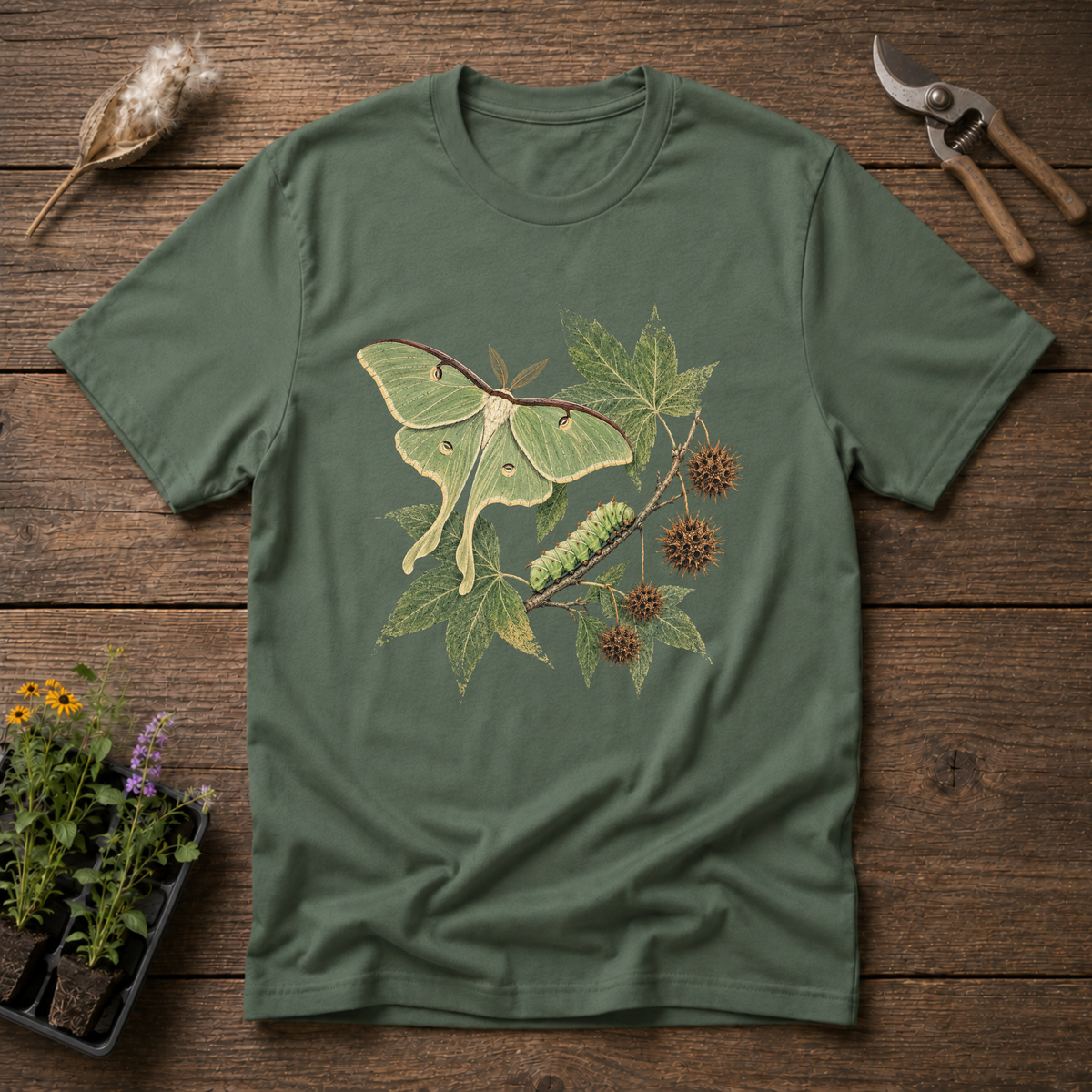 Luna Moth & Sweetgum T-Shirt