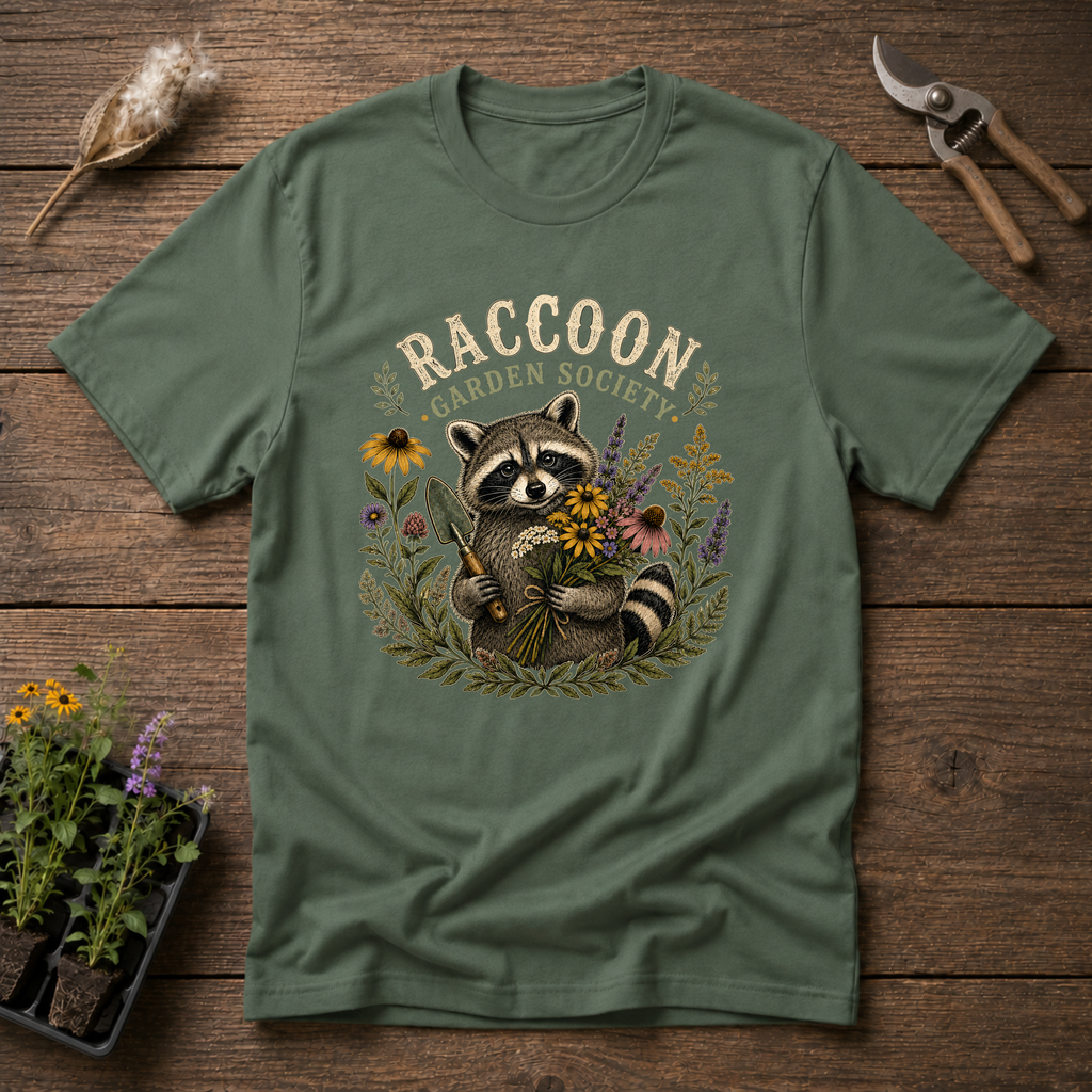 Raccoon Garden Society T-Shirt