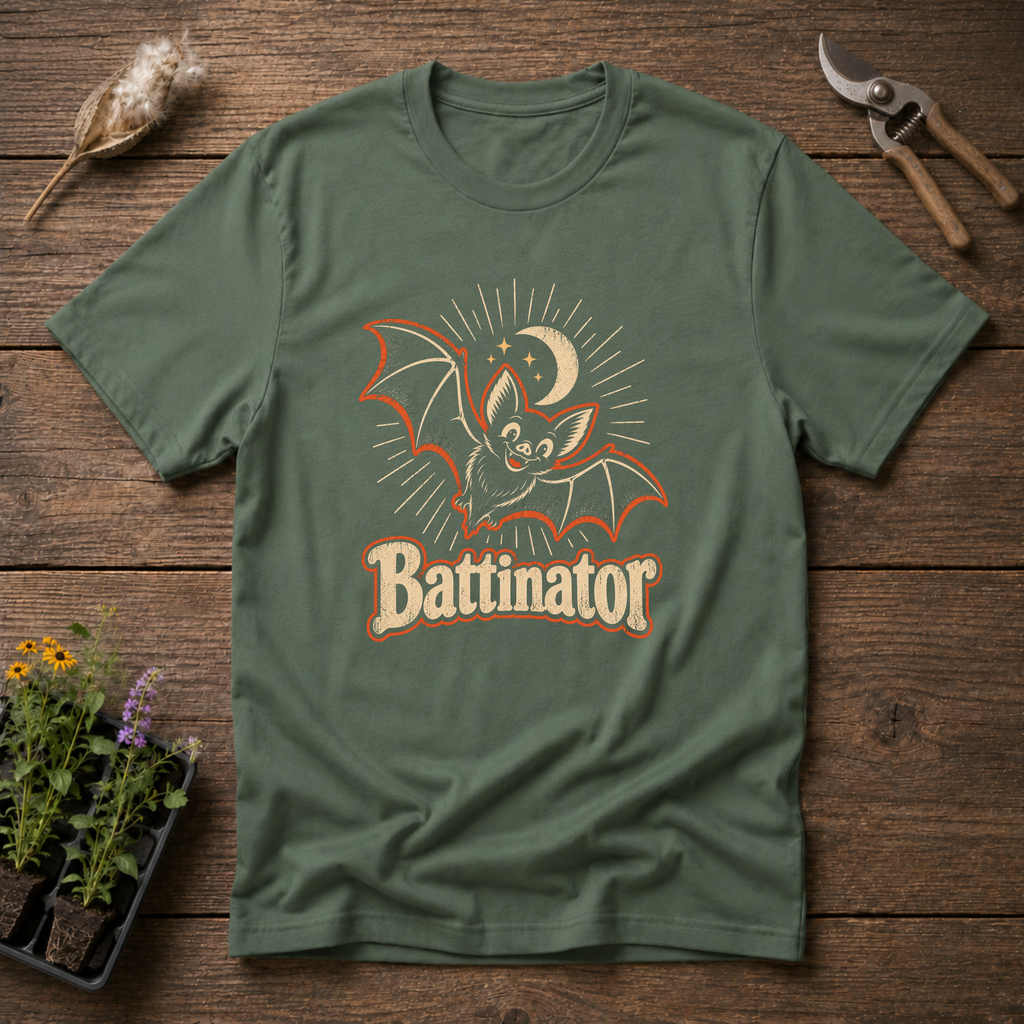 Battinator T-Shirt in Military Green