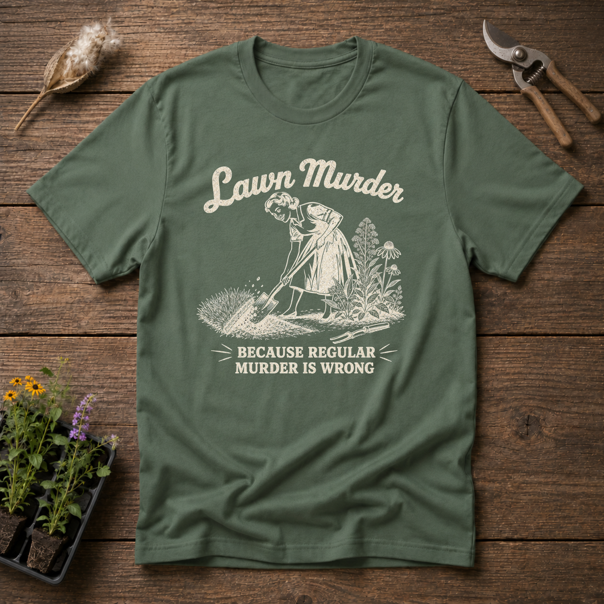 Lawn Murder T-Shirt