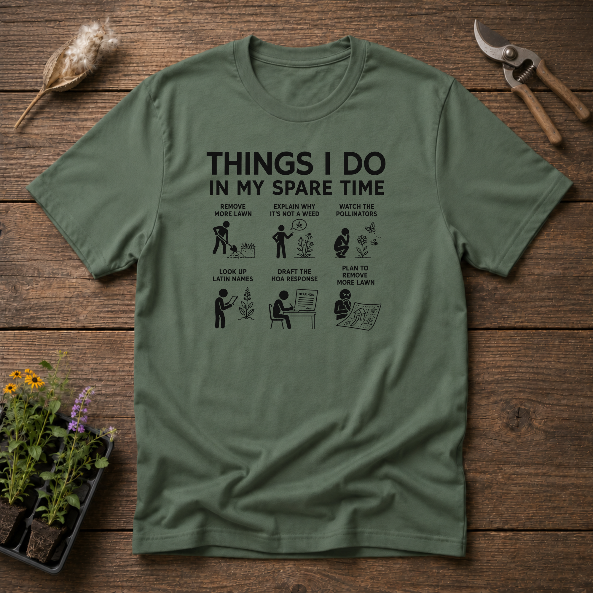 Spare Time Plants T-Shirt