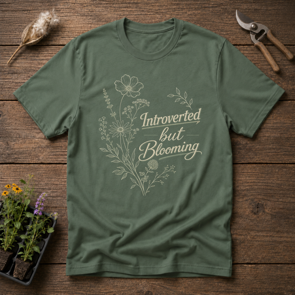Introverted By Blooming T-Shirt