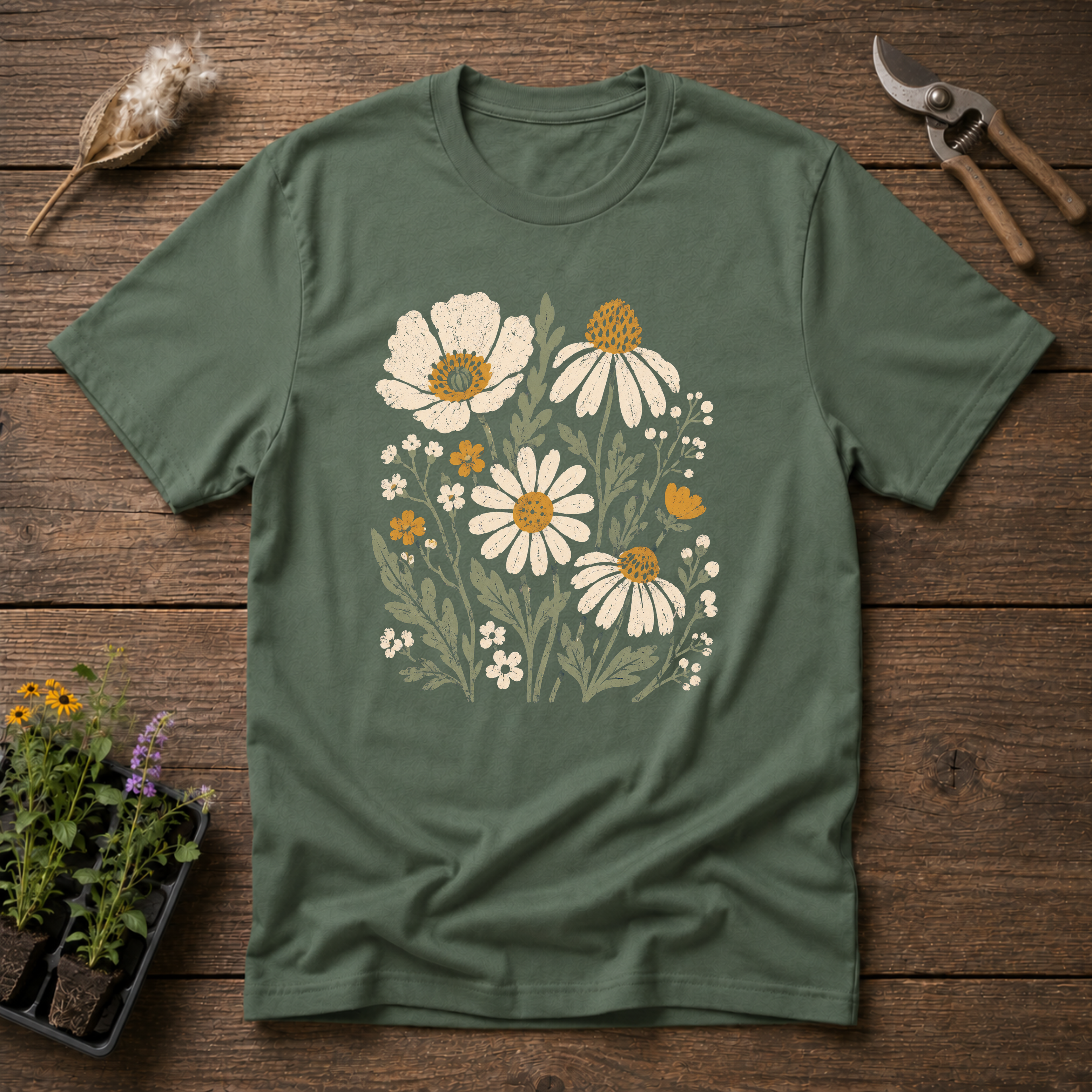 Vintage Wildflowers T-Shirt